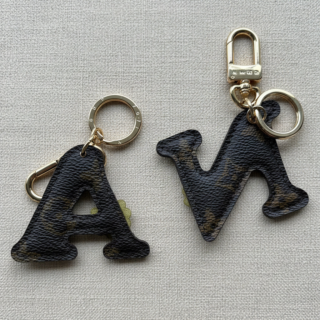 ME! || Handmade Upcycled Artisan Crafted Luxury Sunflower Initial Bag Charm (A-Z)