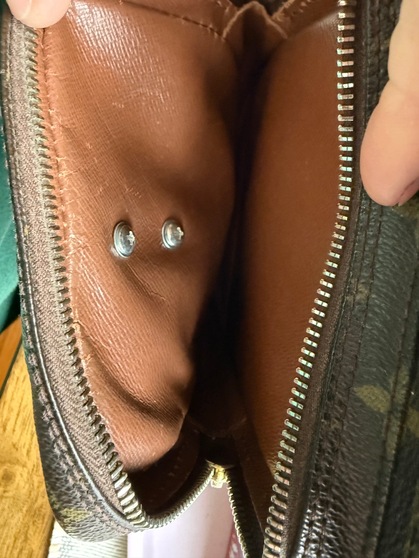 Authentic Preloved Reimagined Studded Vintage 2006 LV Amazone Bag