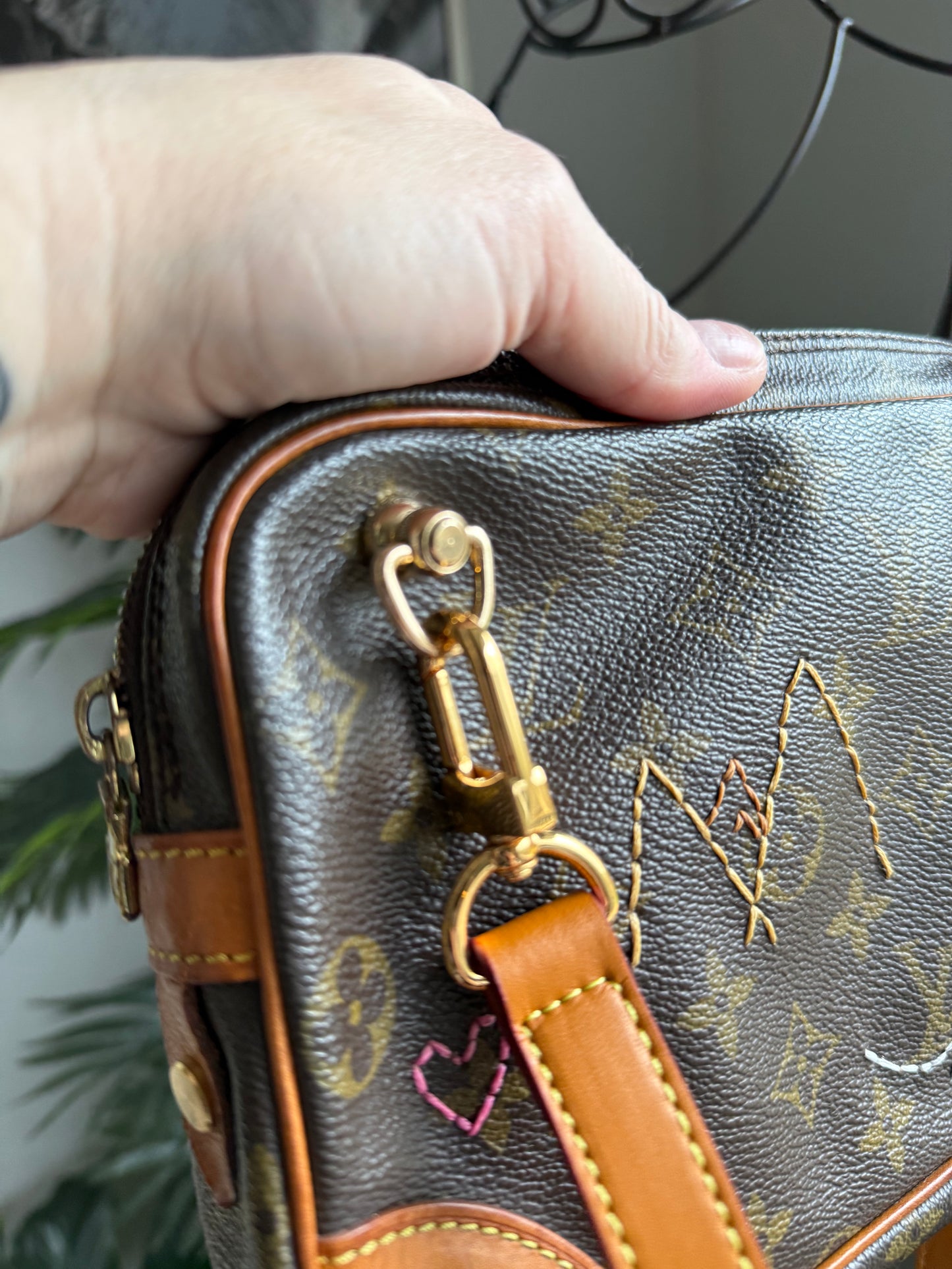 SOLD * Reimagined Authentic Preloved Vintage Mono LV Crossbody