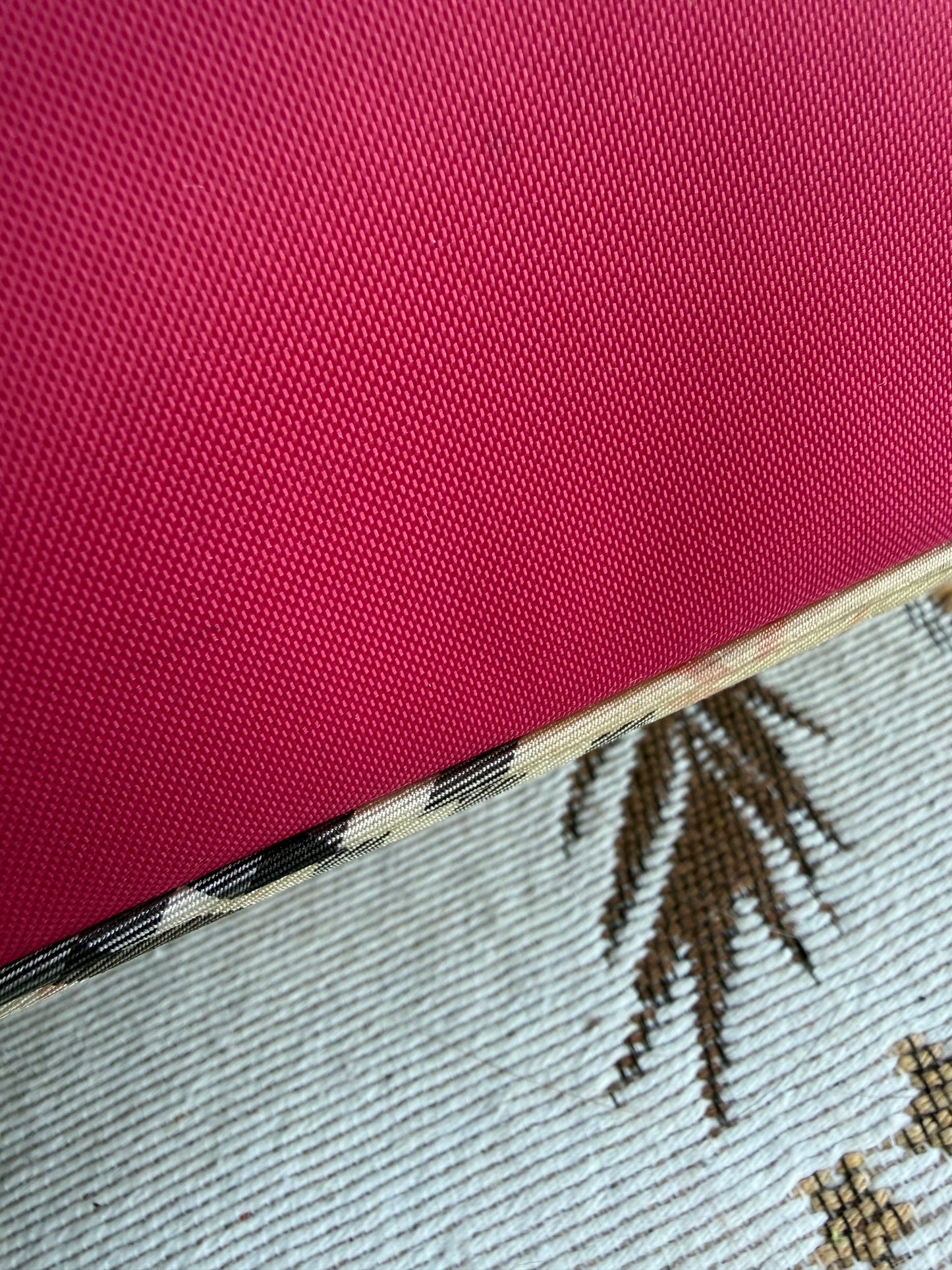 Authentic Preloved Burberry Novacheck Blue Label Pink Nylon Tote with Classic Pouch