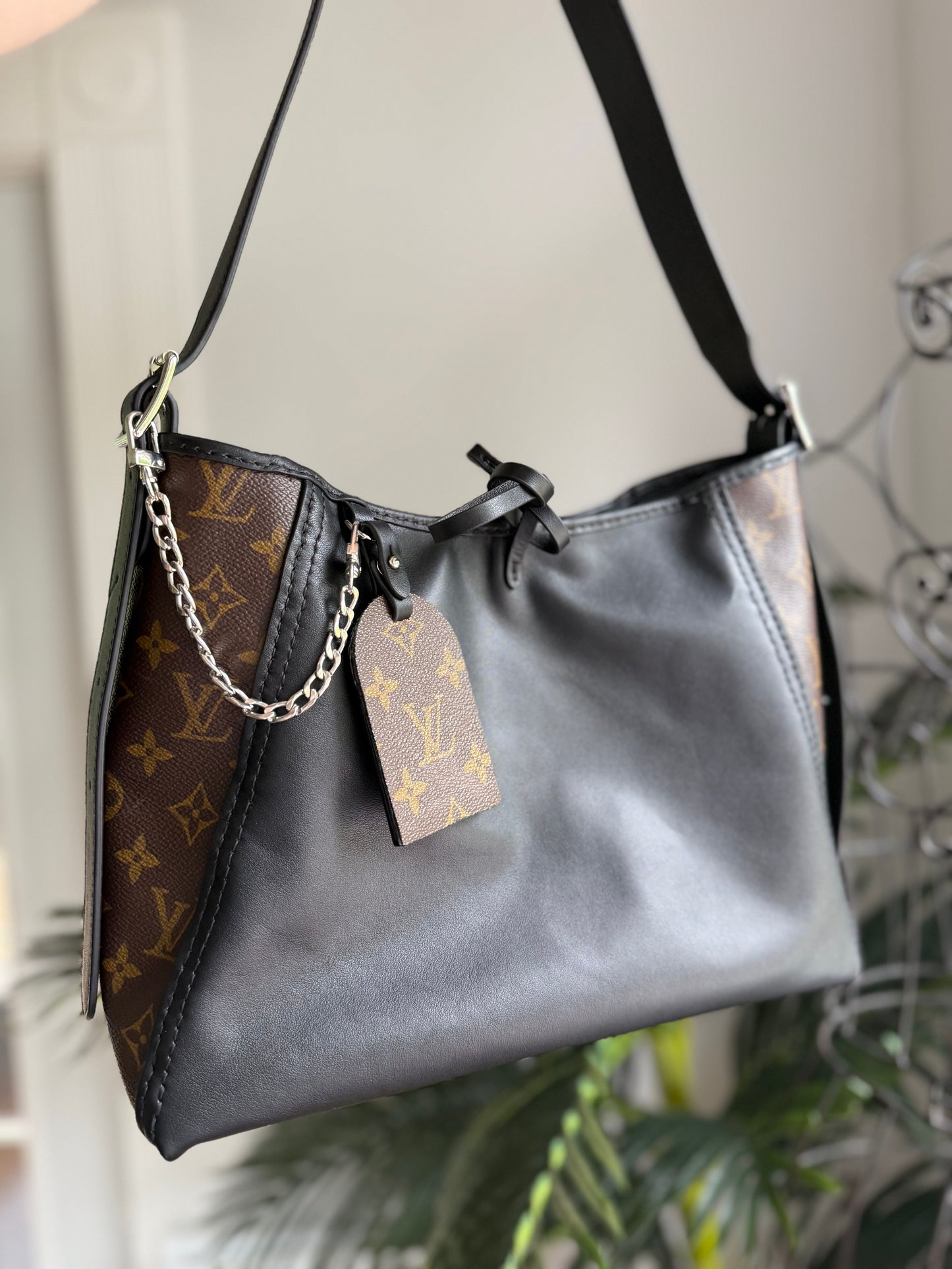 REP - Handmade Upcycled Mono Hobo Bag