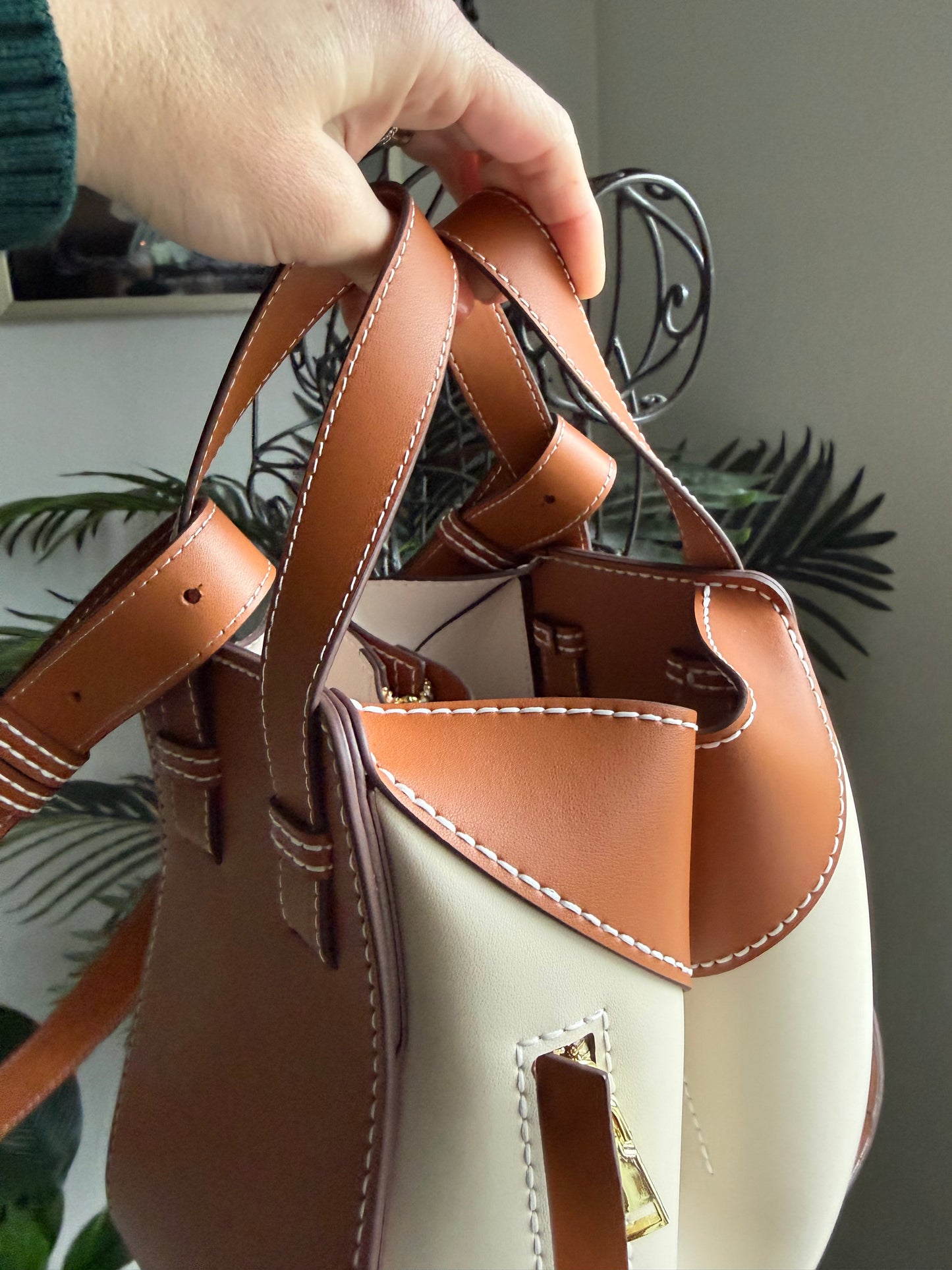 Handmade Leather Hammock Bag