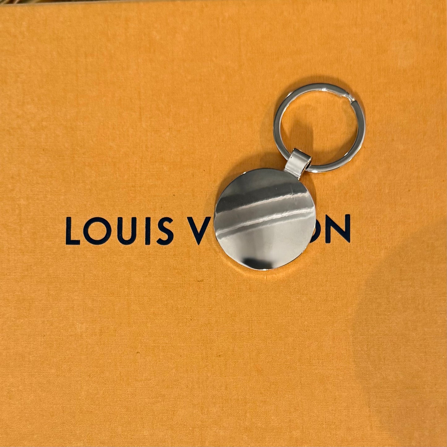 { GETAWAY } Upcycled LV Mono Keychain