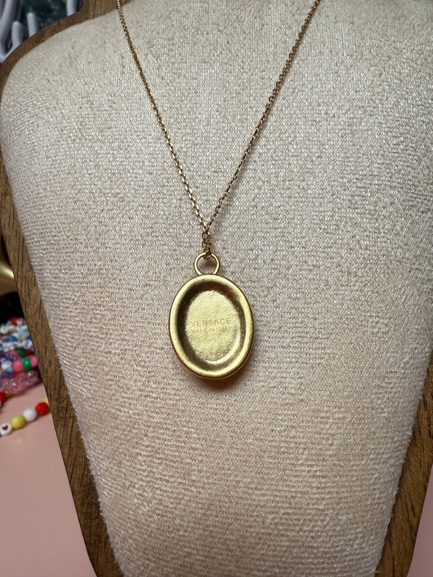 Vintage Upcycled Lux MEDUSA Necklace