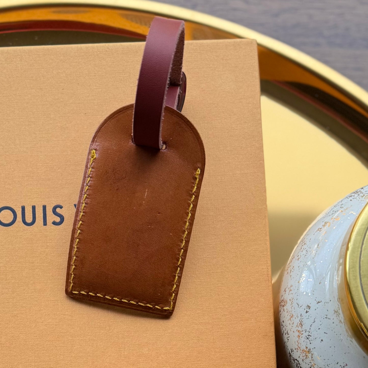 SHOWGIRL MIRRORBALL Inspired Authentic Preloved Luggage Tag Bag Charm