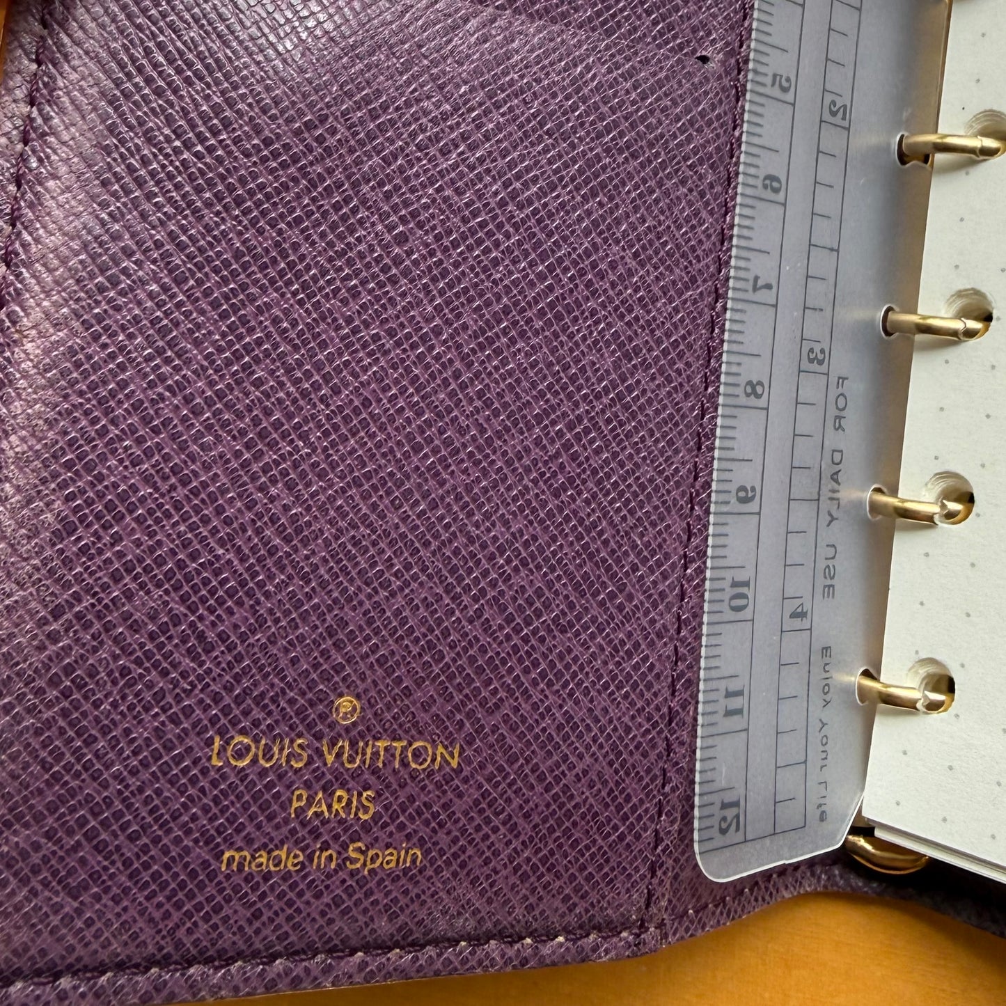 Authentic Preloved Vintage LV Agenda PM in Yellow Epi Leather *Sold