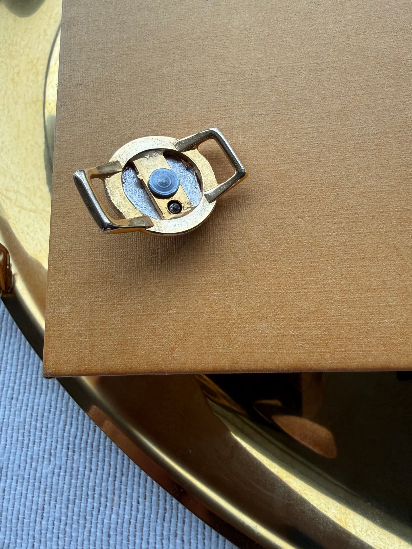 Upcycled Authentic Vintage Versace Verso Estro Lion Head Bracelet