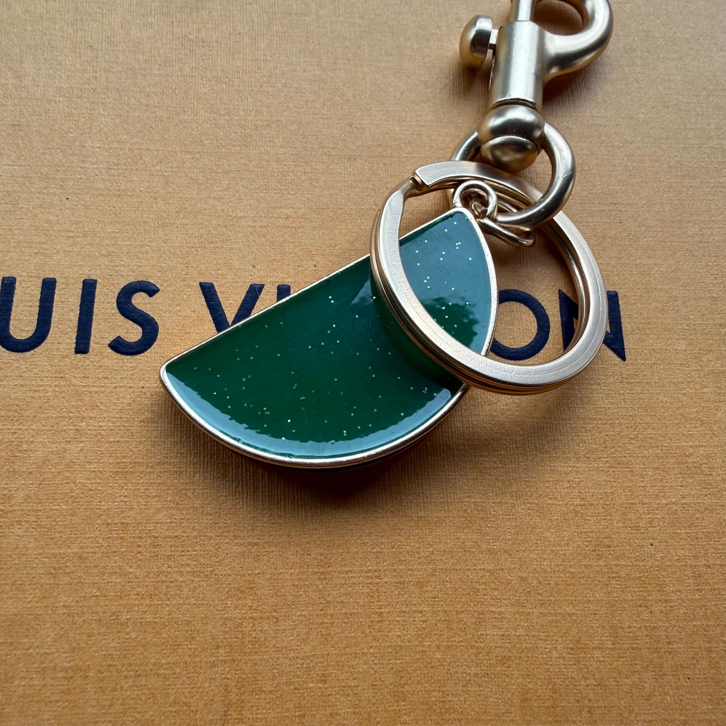 { WATERMELON SUGAR } Metal Watermelon Bag Charm