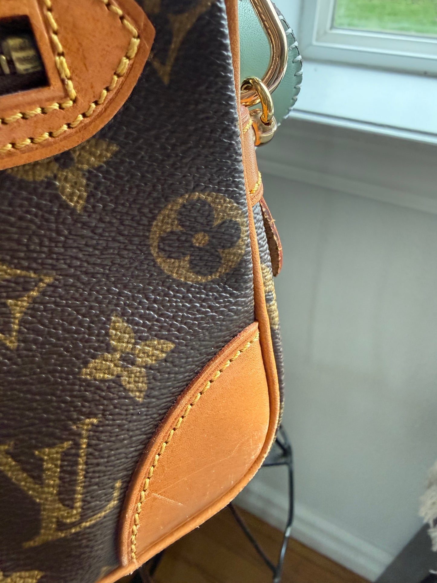 Authentic Preloved Vintage LV Marly GM Mono Crossbody