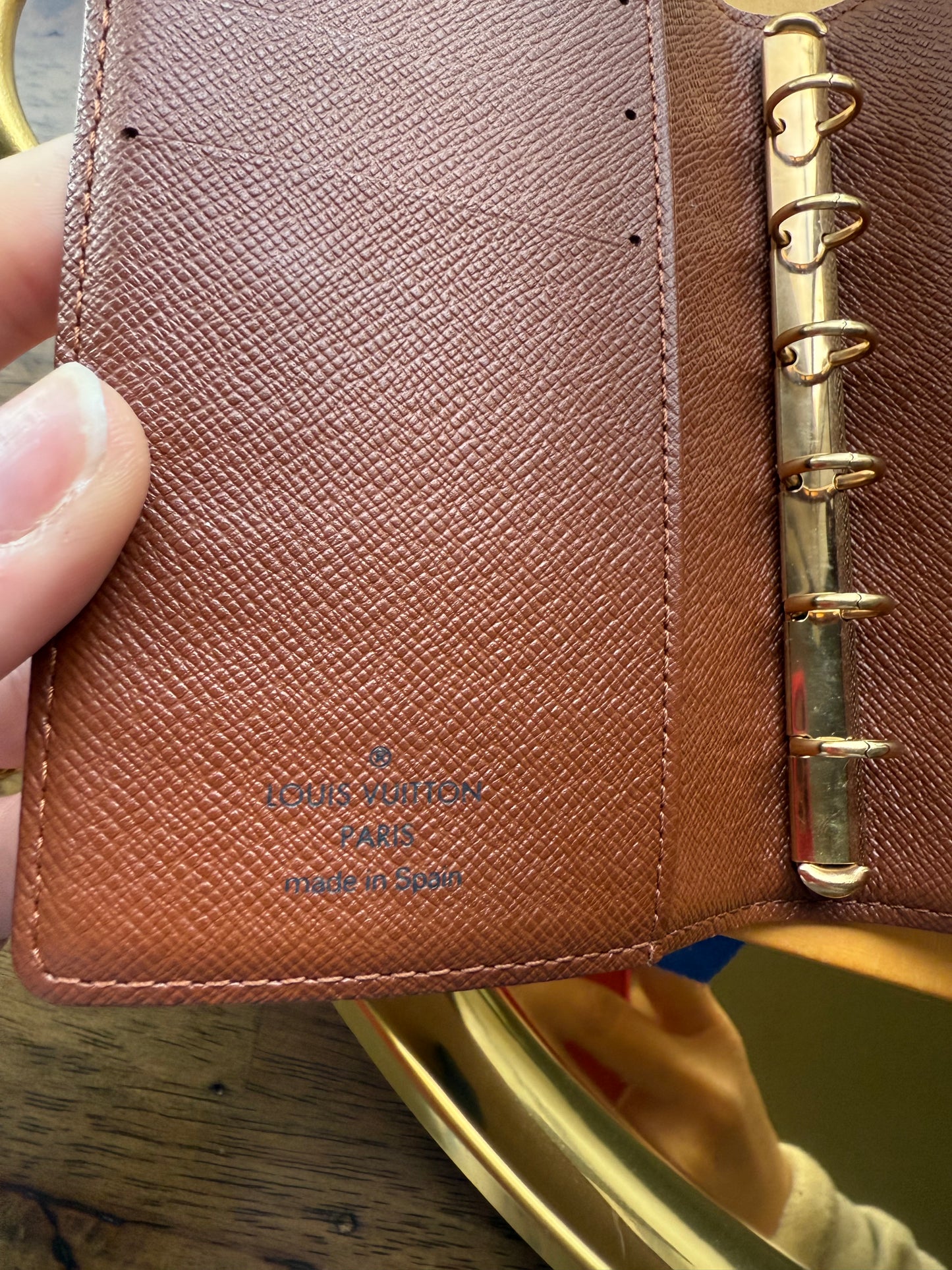 BOSS UP Preloved LV Agenda PM in Mono Canvas