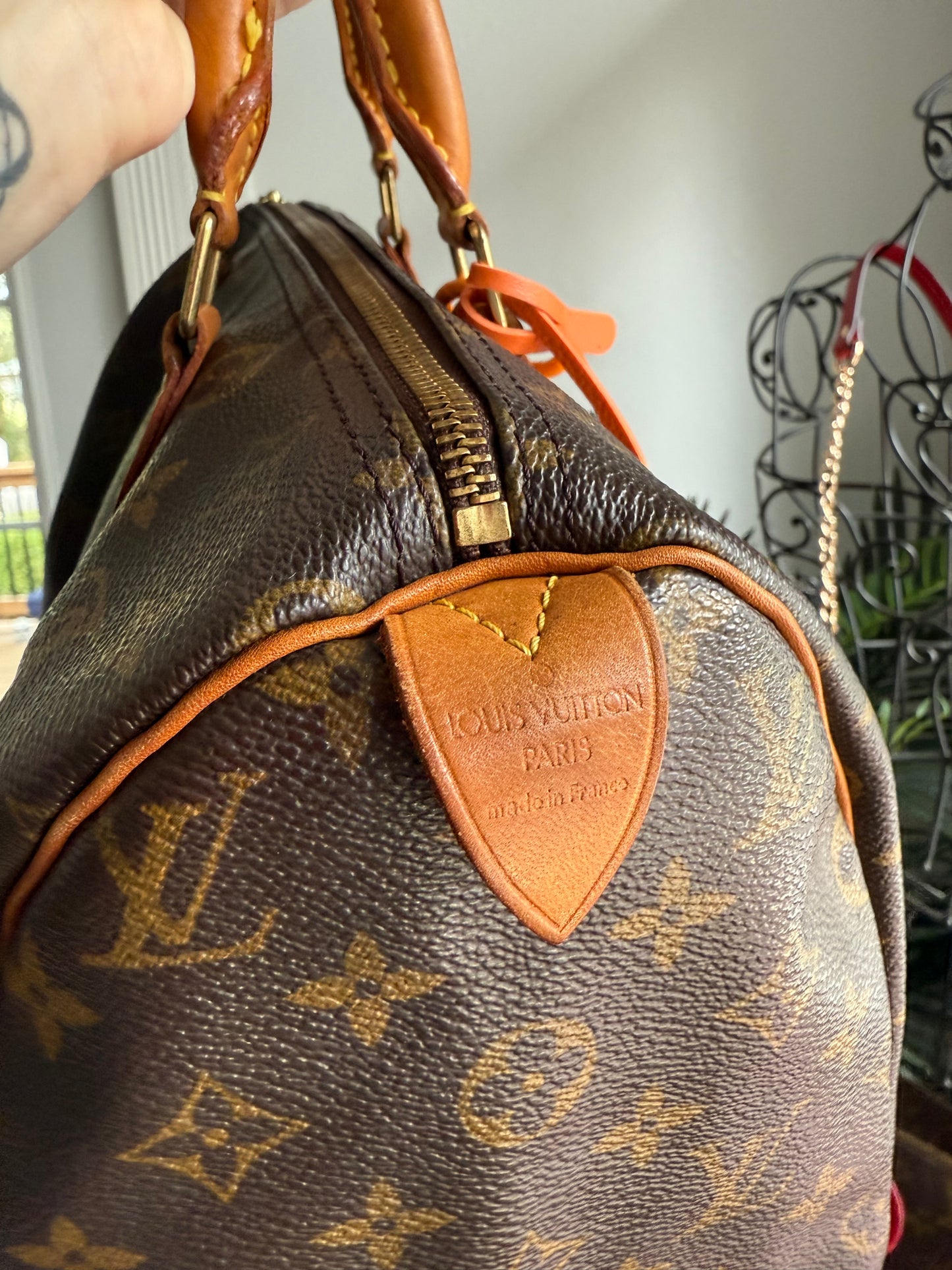 THE SHOWGIRL Authentic Preloved LV 2002 Speedy 30 monogram