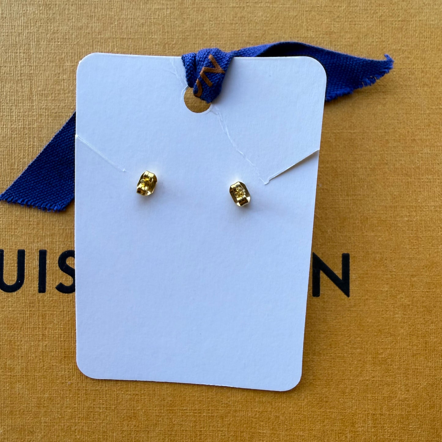 Handmade Authentic LV Rivet Earrings