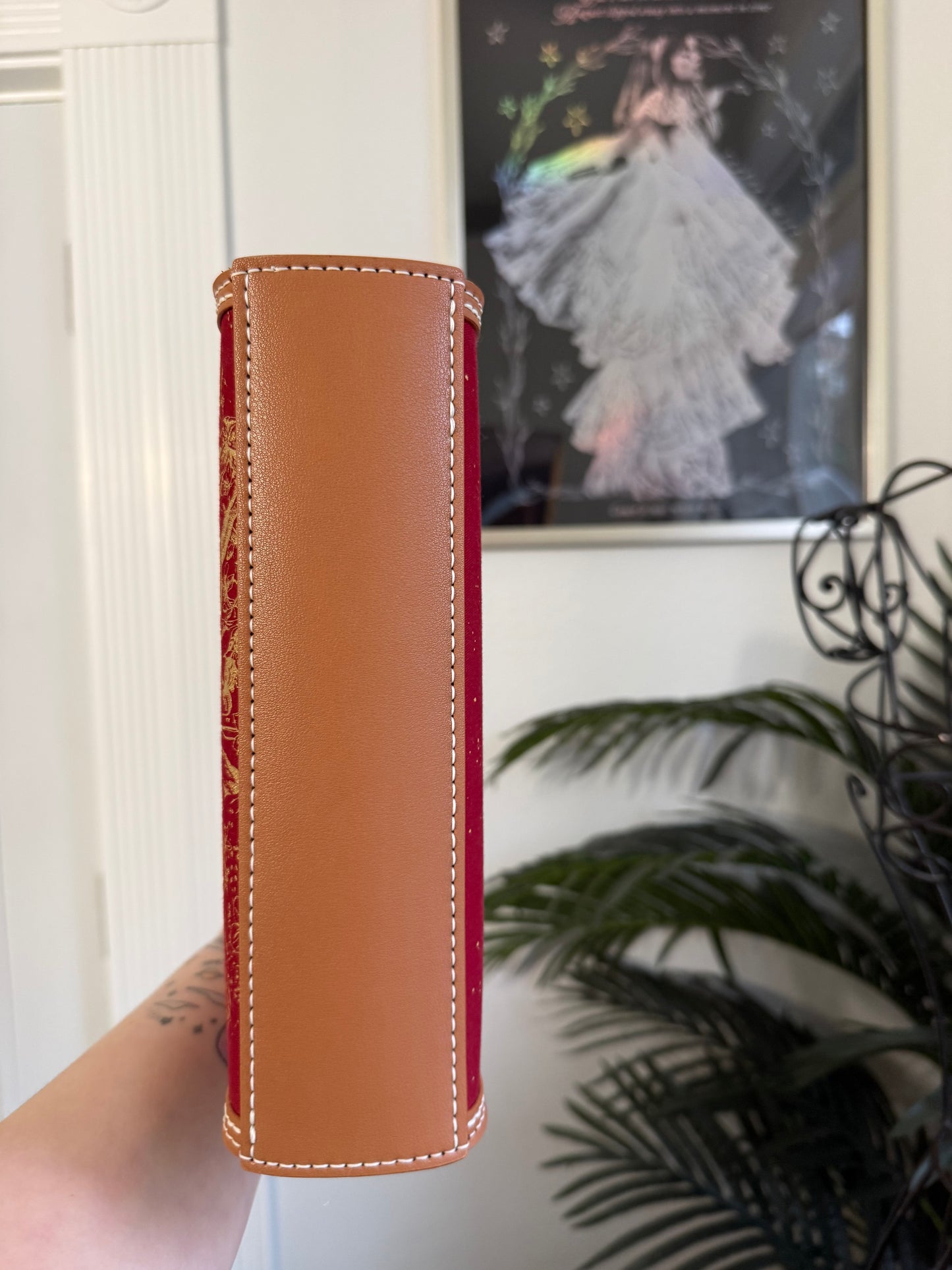 { OUR SONG } Handmade Vegan Leather + Dior Blooming Red Dusty Tote