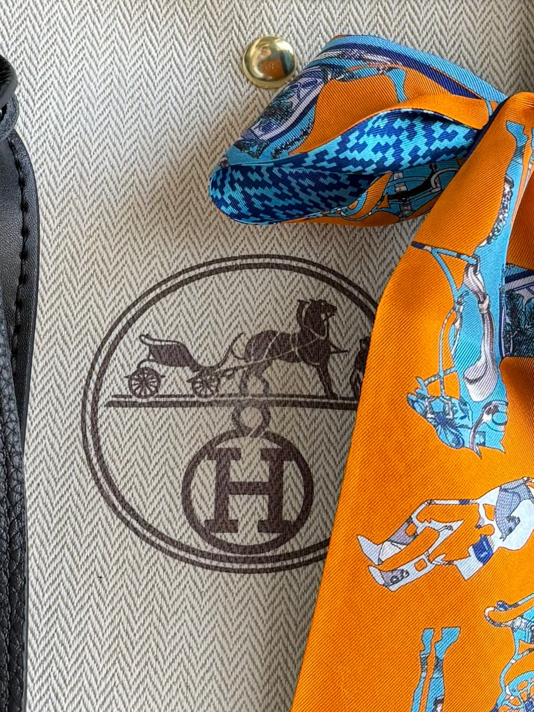 The GARDEN GATE Tote || Coastal Grandma Handmade Upcycled Luxury Carriage Duster Tote with Cream Key Clochette