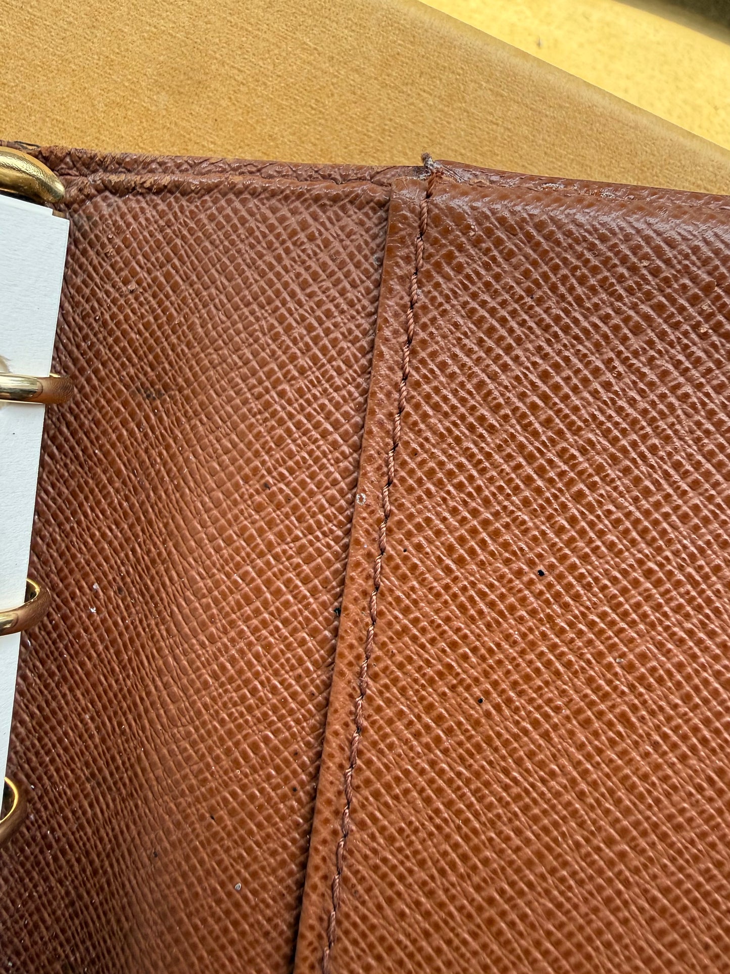 { EMPIRE } Authentic Vintage Pre-Loved Reimagined LV Mono Agenda PM