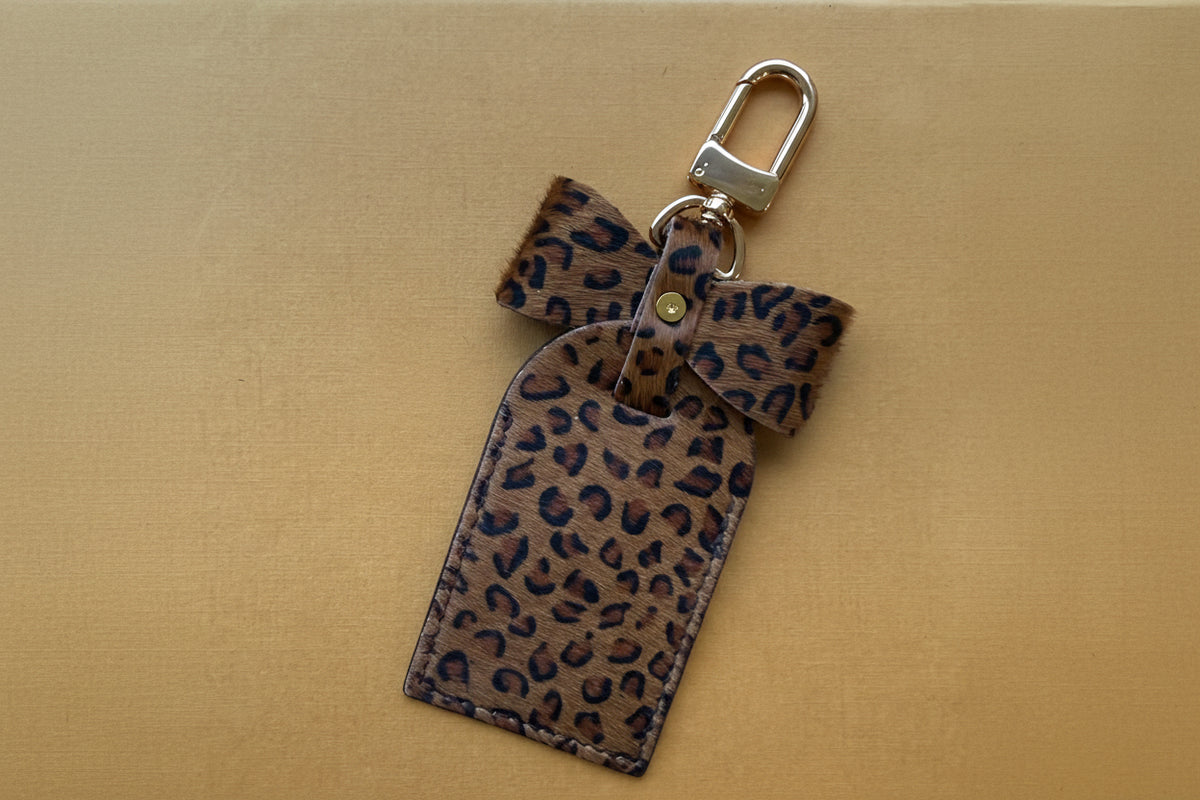 BOLTER || Handmade Upcycled LV Artisan Bow Bag Tag Charm