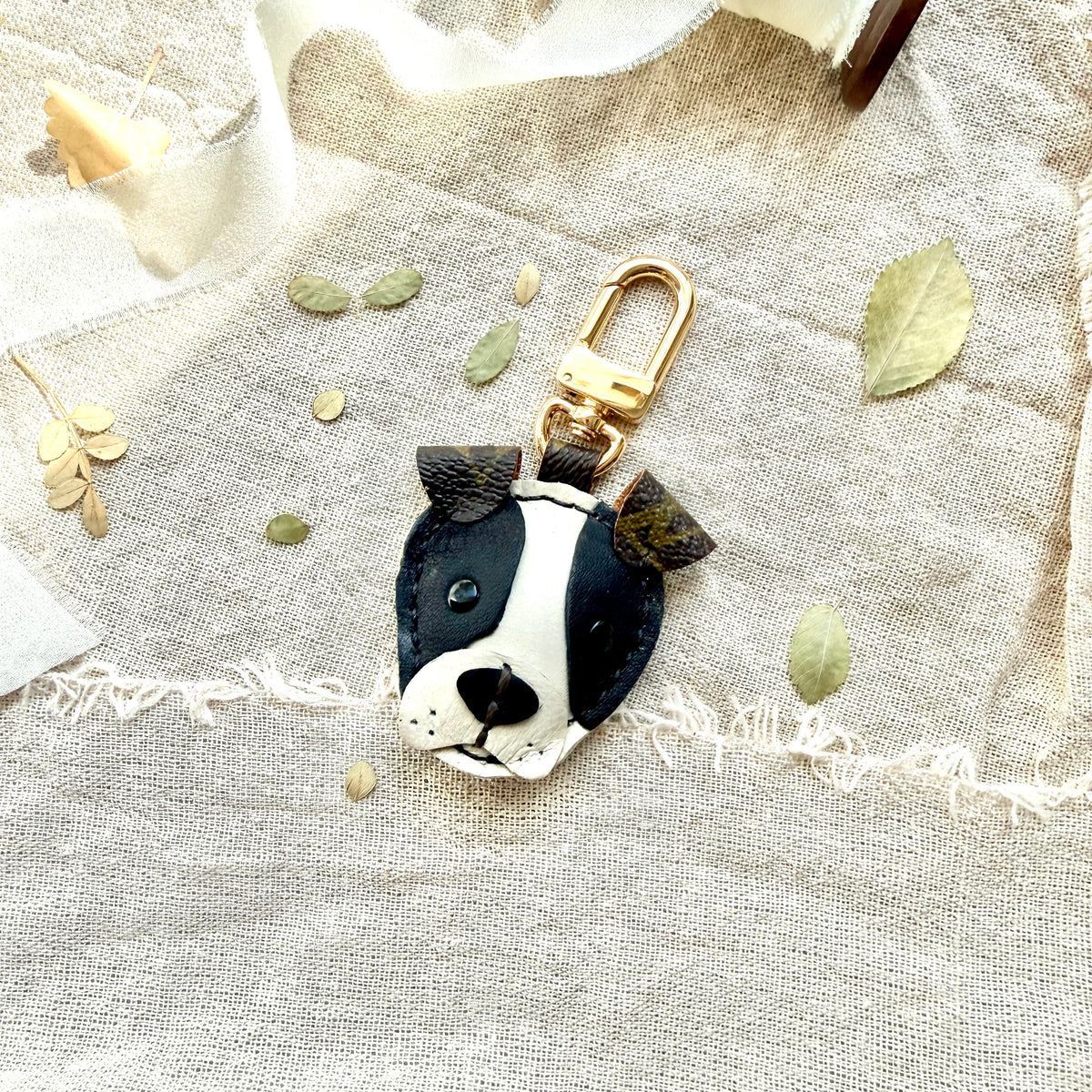 Handmade Boxer Bag Charm