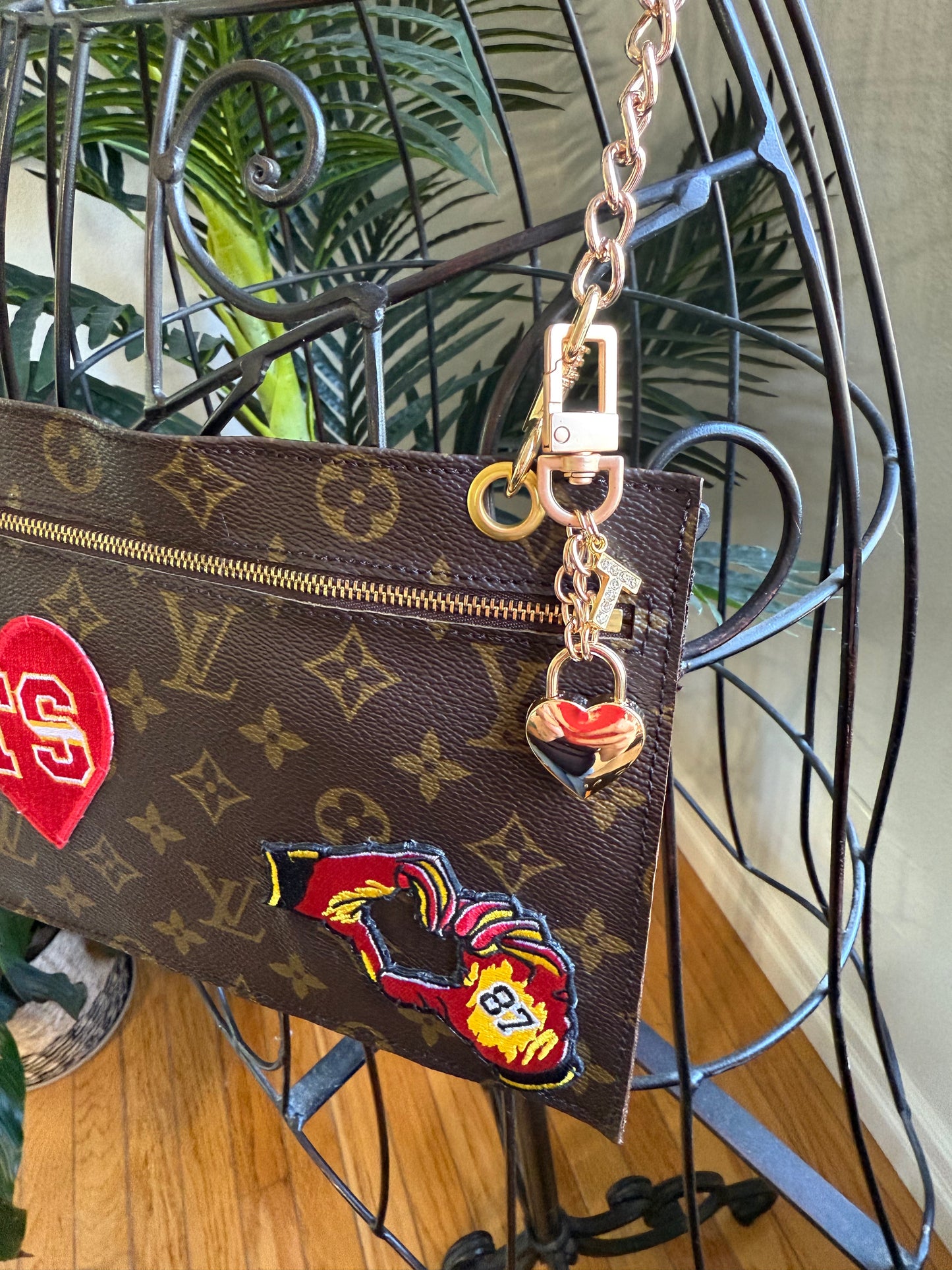 GAME DAY Reimagined Authentic Preloved LV Bucket Pouch with Crossbody Conversion