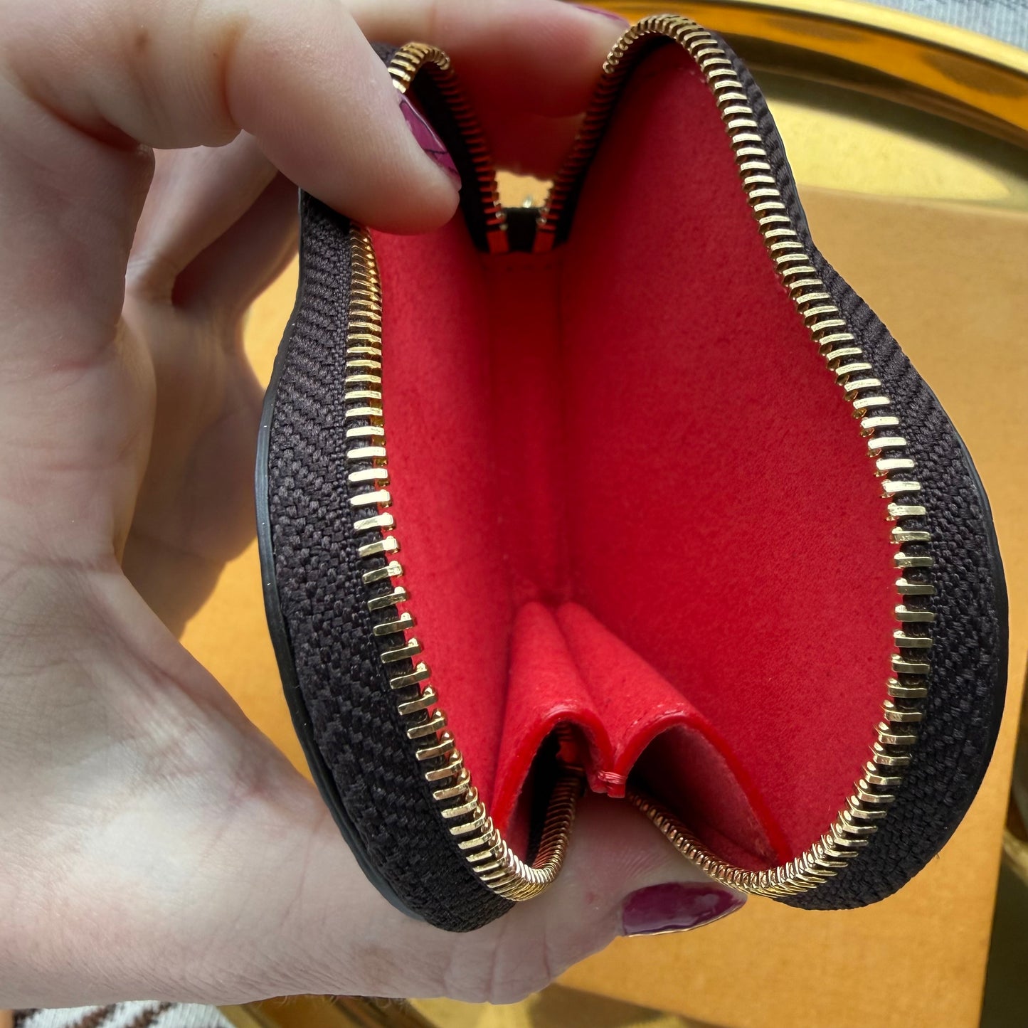 { LOVER } Handmade Mono Heart Zippy