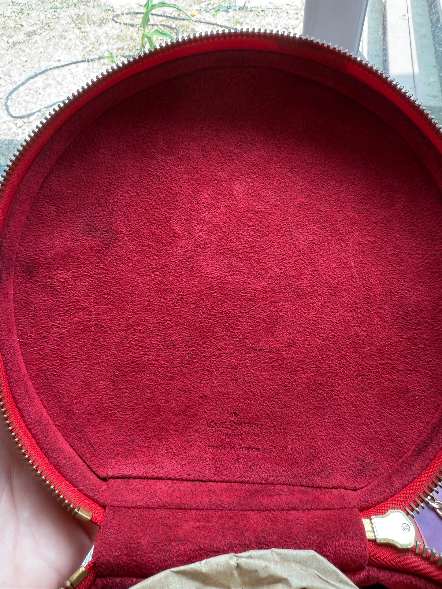 THE VAULT TRACKS Preloved Vintage LV Cannes Bag in Red Epi
