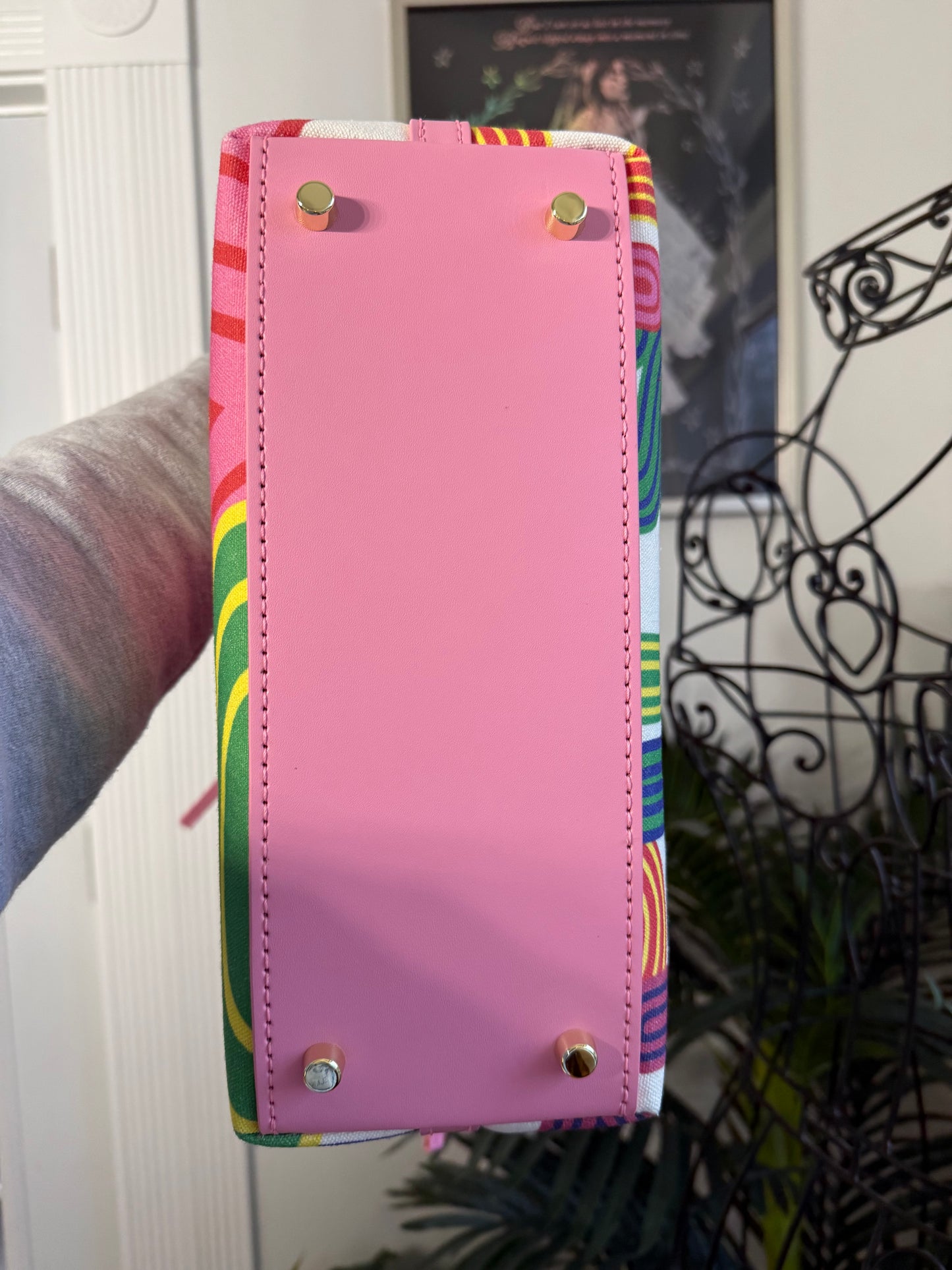 PINK Multicolor Handmade Upcycled Hobo Bag