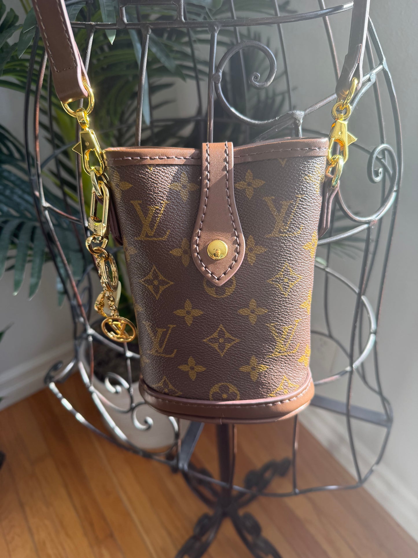 BEGIN AGAIN Leather & Mono Handmade Upcycled Mini Bag