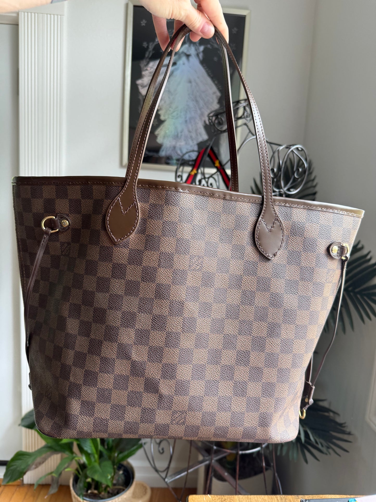 Preloved Authentic Restored LV DE Neverfull MM