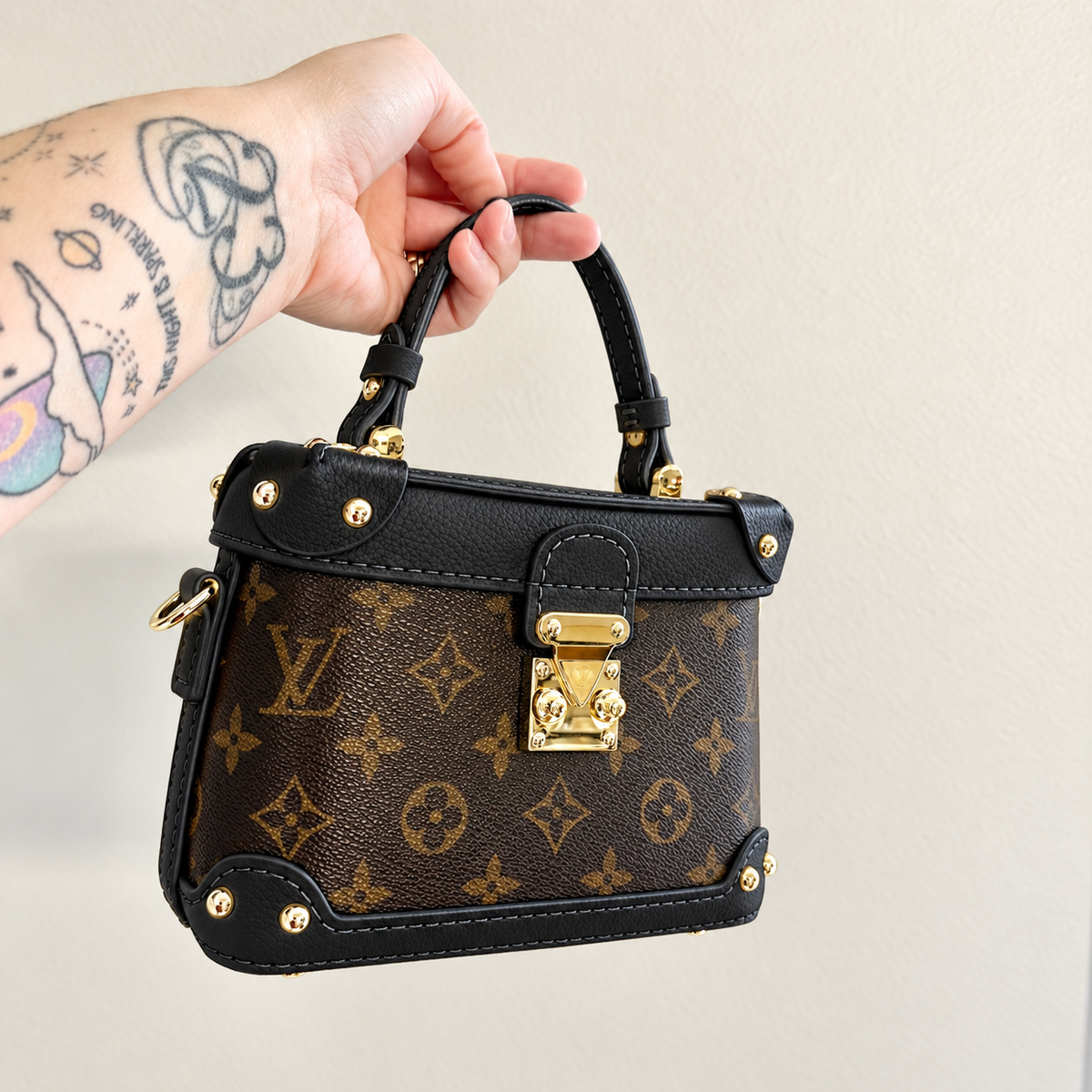 The IVY Lock Bag || Handmade Upcycled Pink Soft Trunk Luxury Handbag *Preorder