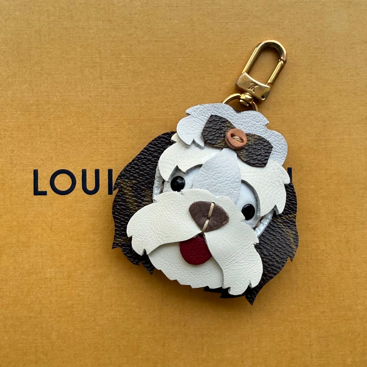STARLIGHT the Shih Tzu || Handmade Upcycled Luxury Artisan Dog Pet Lover Bag Charm