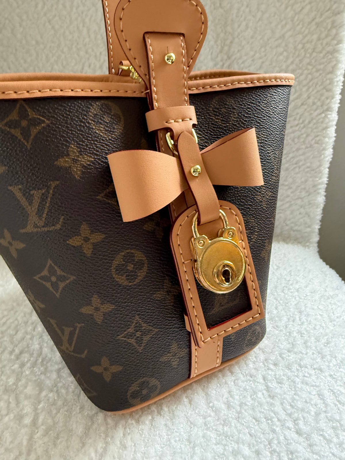 Handmade Upcycled Mono Bow Handbag *Preorder