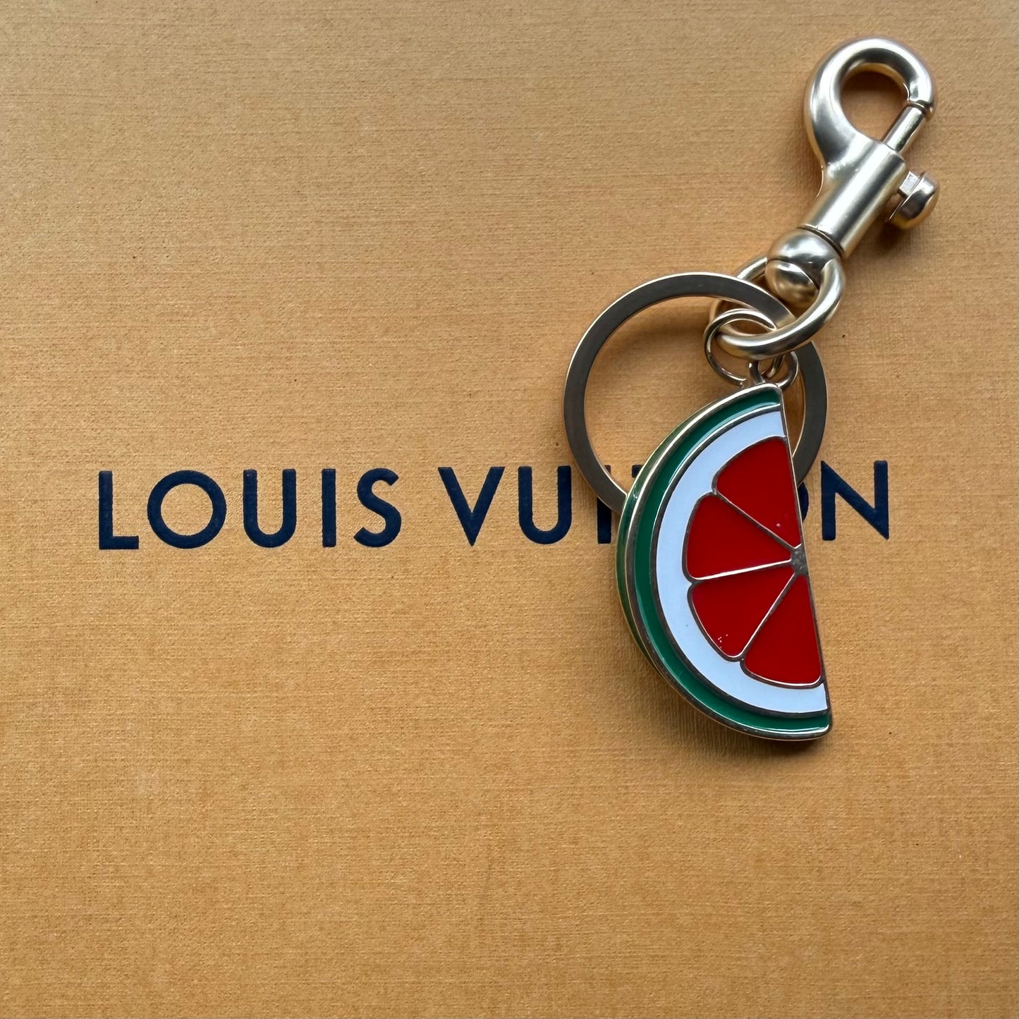 { WATERMELON SUGAR } Metal Watermelon Bag Charm