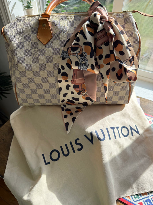Preloved Authentic Speedy 30 in Damier Azur