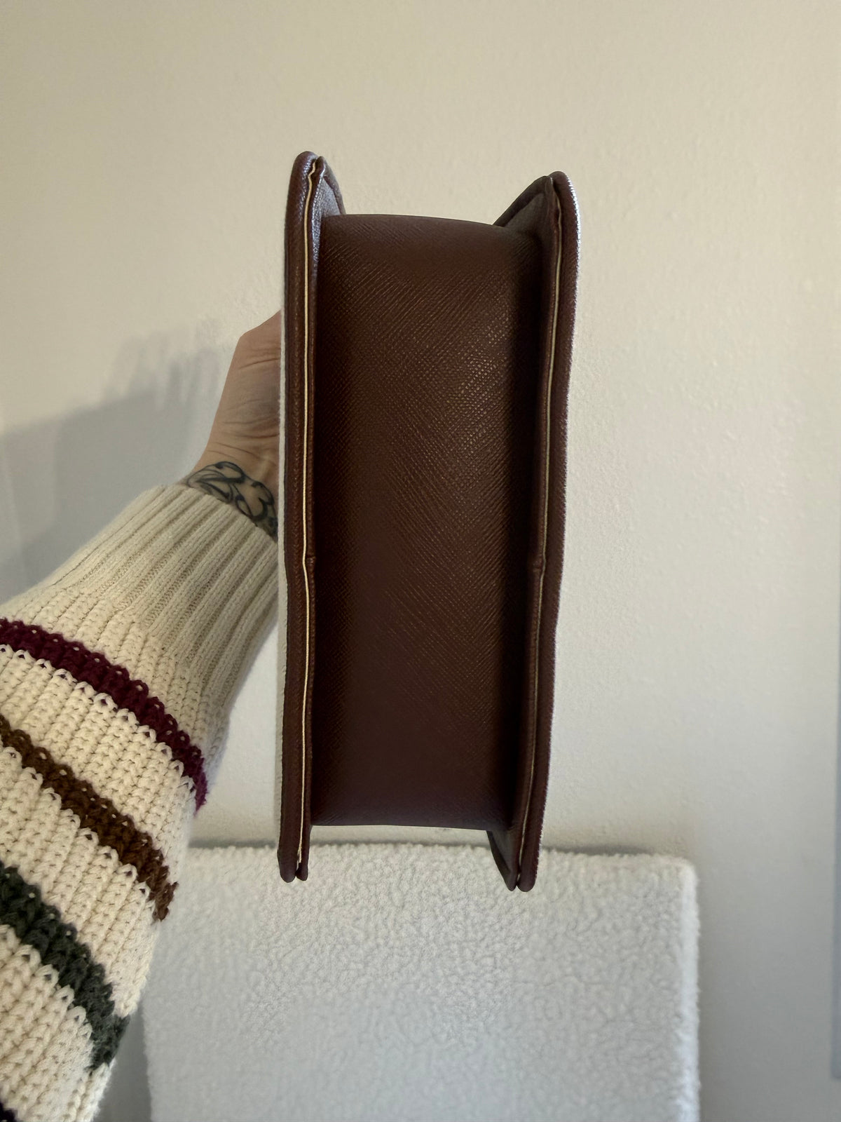 The WHITE HORSE Bag || Upcycled Luxury Dustbag