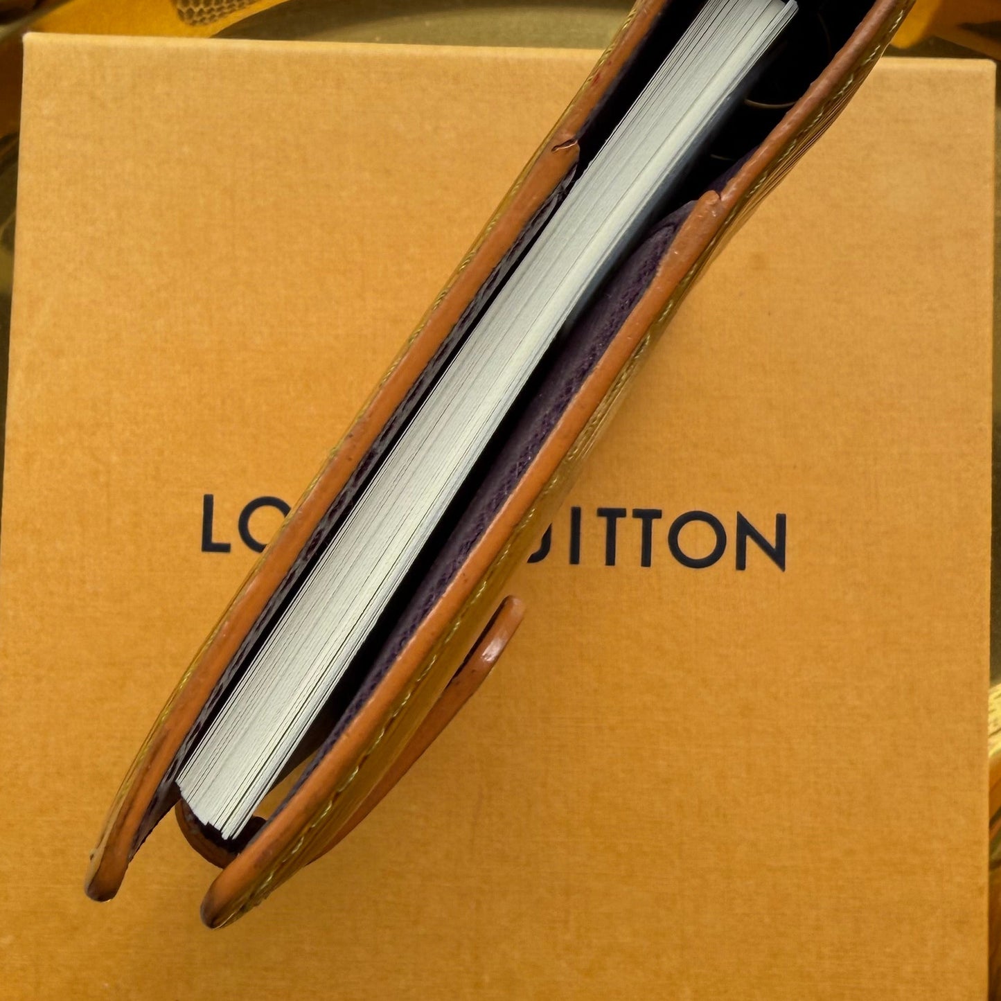 Authentic Preloved Vintage LV Agenda PM in Yellow Epi Leather *Sold