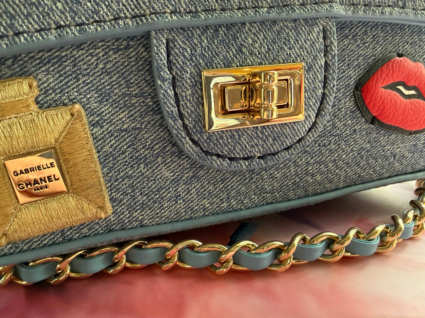 Handmade Reimagined CC Charmed Denim Bag