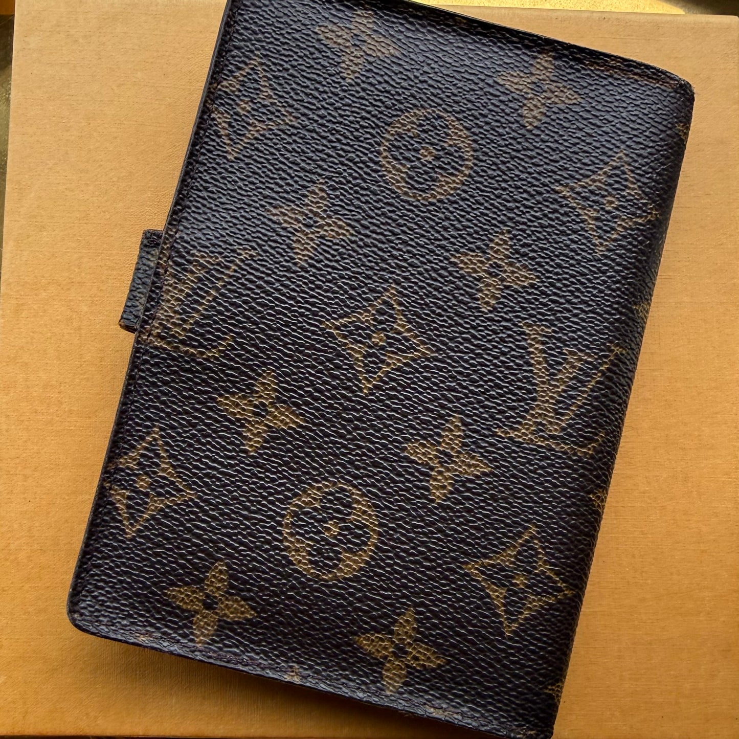{ EMPIRE } Authentic Vintage Pre-Loved Reimagined LV Mono Agenda PM