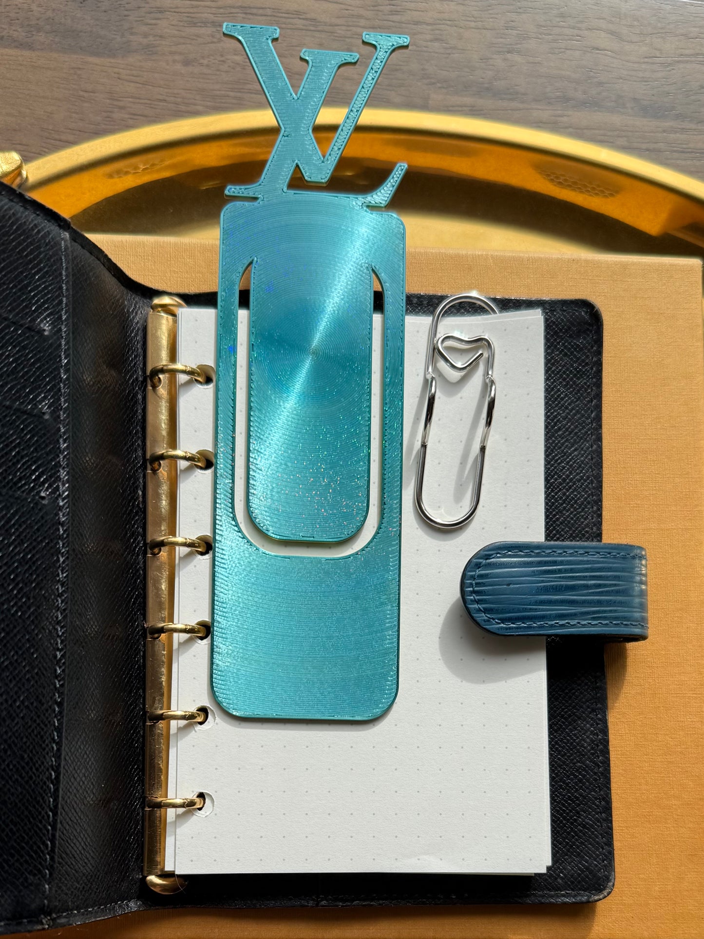 Authentic Preloved Vintage LV Agenda PM in Blue Epi Leather