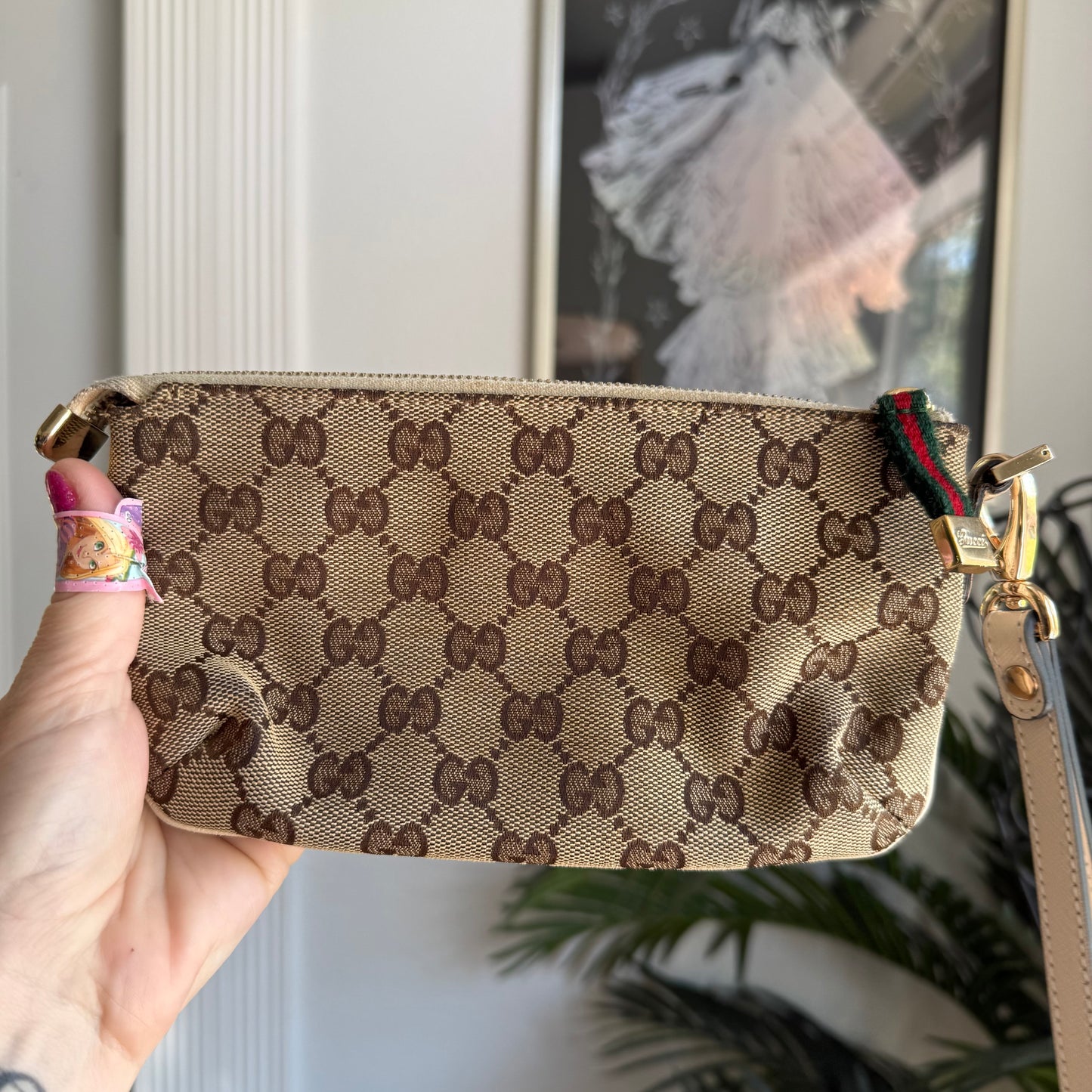 Authentic Preloved Reimagined Gucci Wristlet