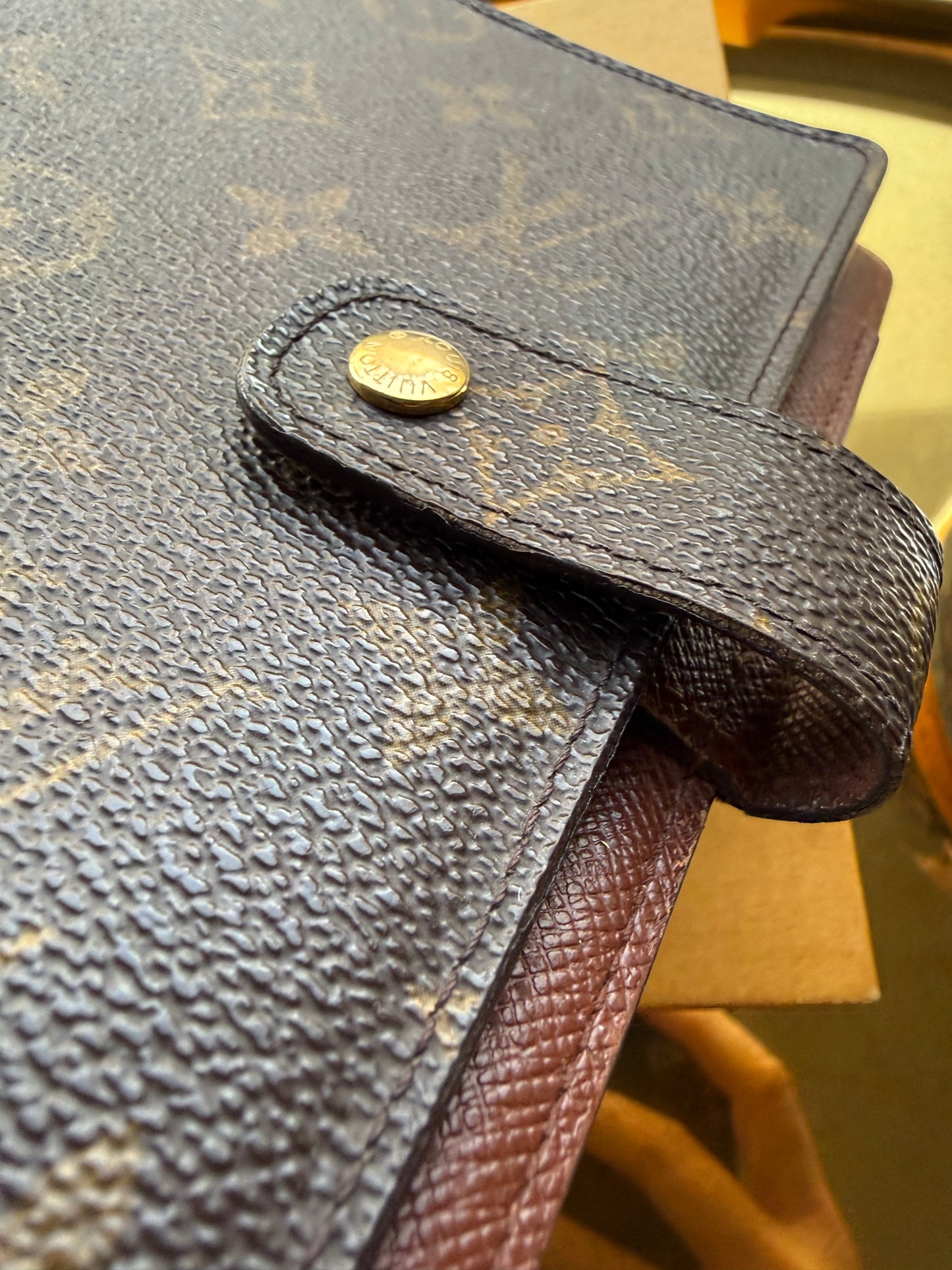 Authentic Preloved 2002 LV Agenda MM in Mono - Complete Set