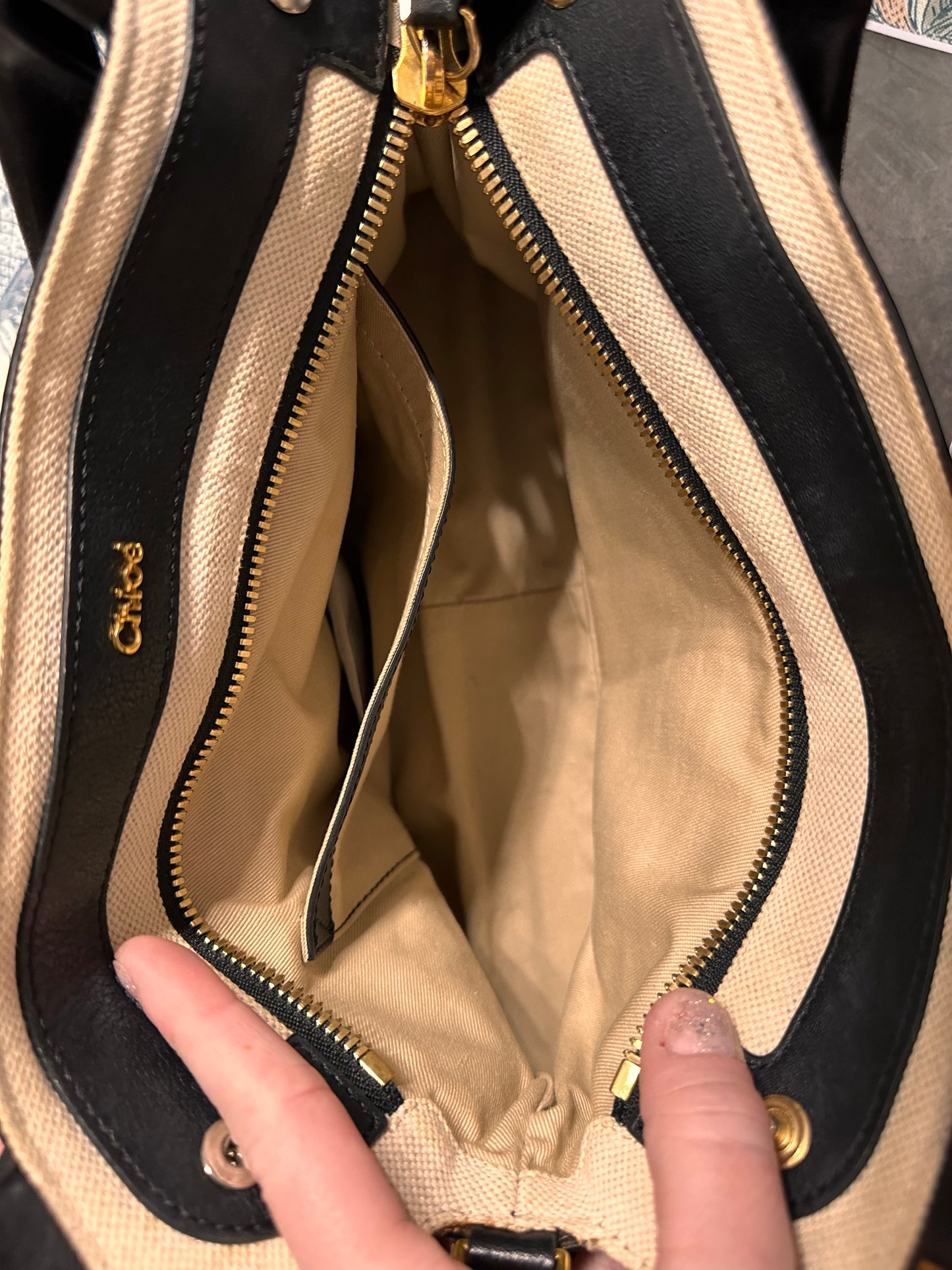 Authentic Preloved CHLOE Margaret Bag in Black