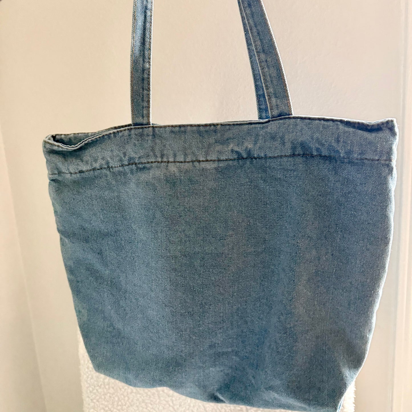 BLUE Tote 48 || Up-Cycled Artisan Patched Denim Tote Bag No. 3