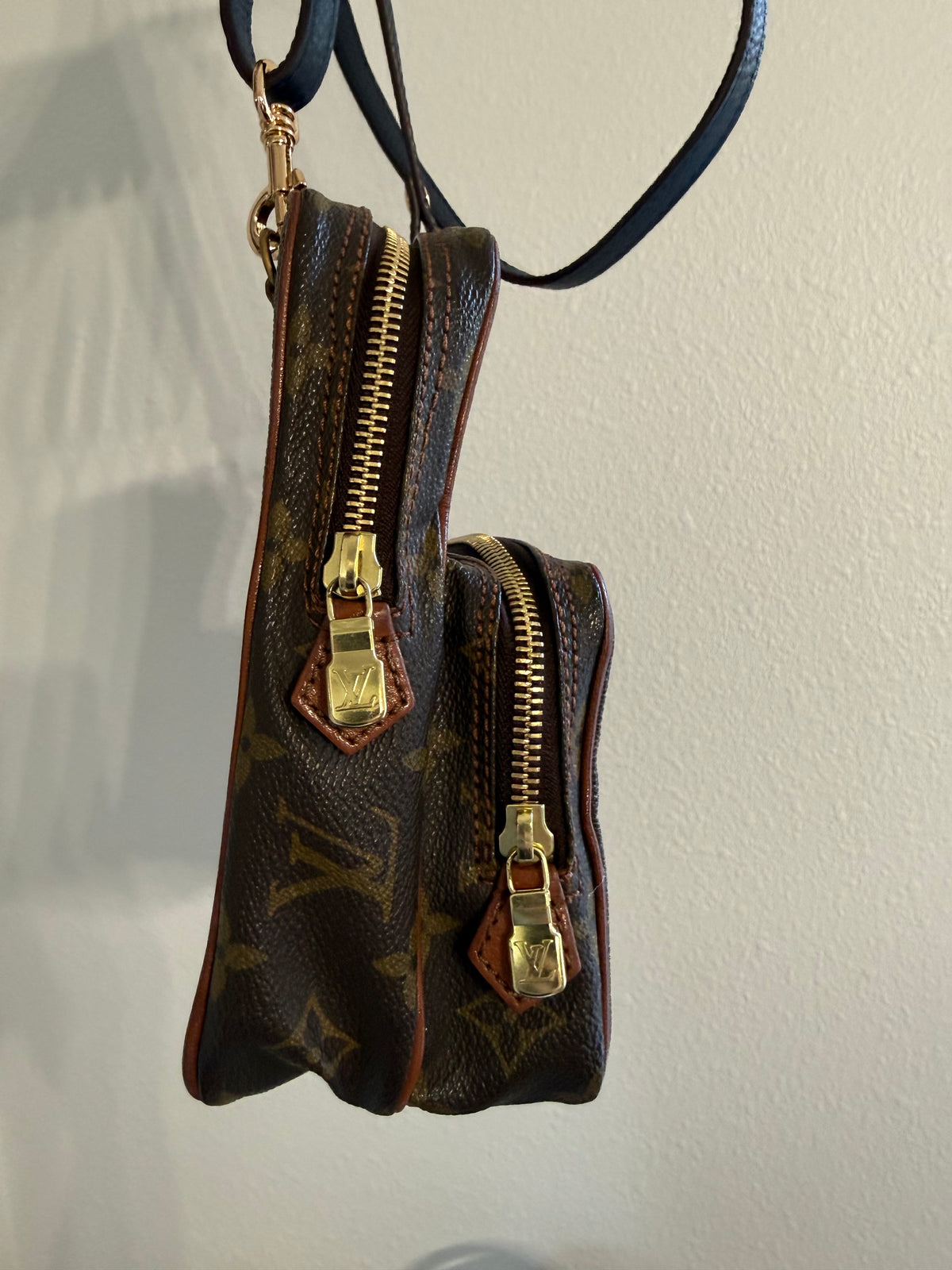 Authentic Preloved Custom Embroidered Beaded Reimagined Nautical Vintage Mini Amazone Crossbody Bag