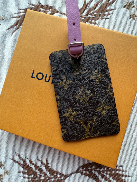 BOLTER Pink + Mono Travel Tag {rectangle}
