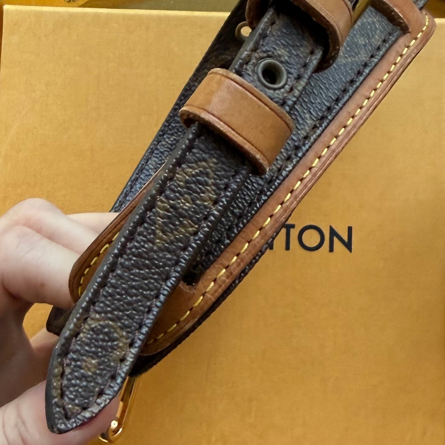Authentic Vintage Preloved Louis Vuitton Luxury Mono Crossbody Strap Replacement