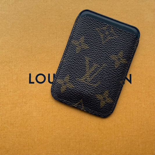 Handmade Mono MagSafe Phone Card Wallet