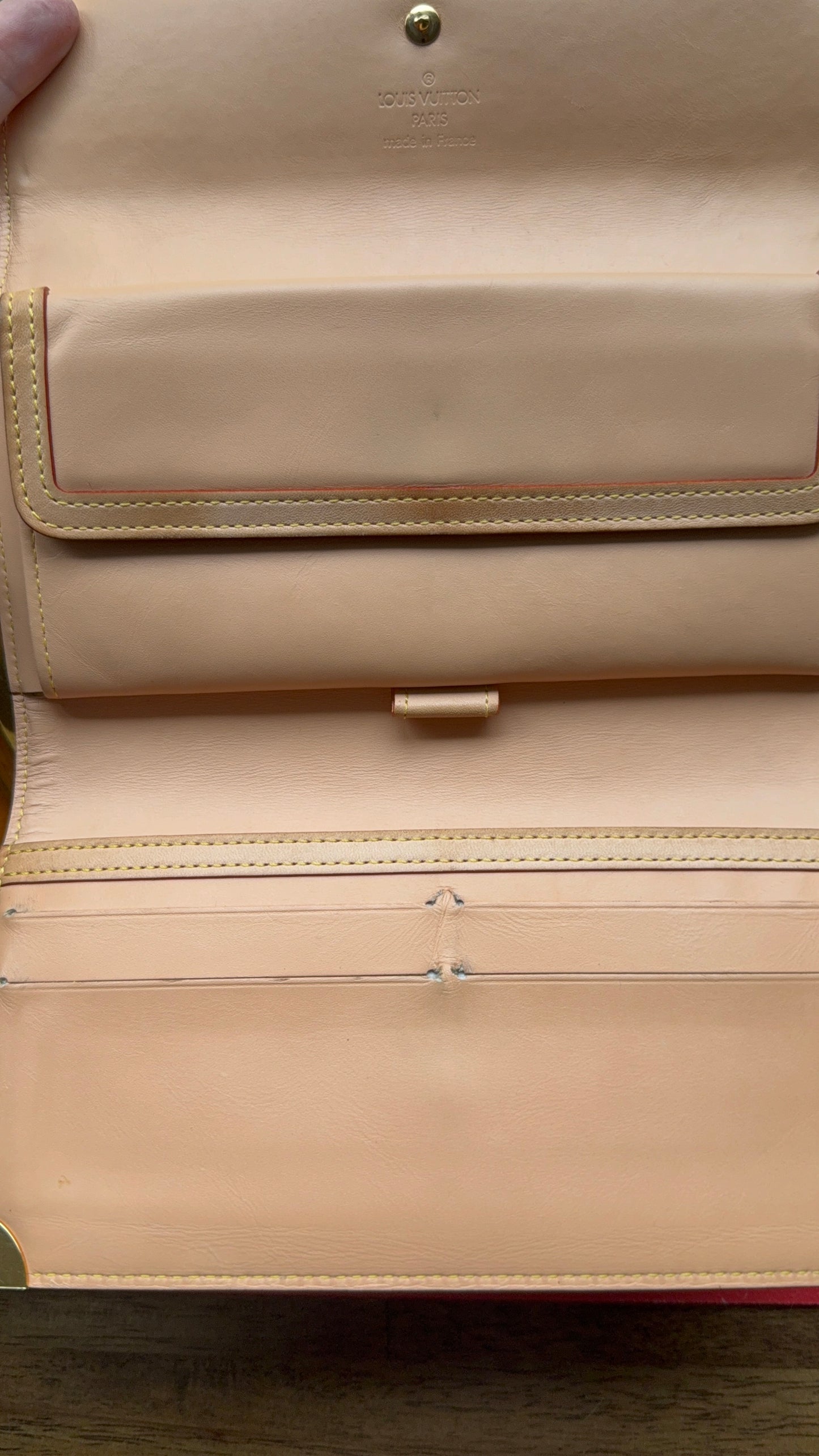 Authentic Preloved Vintage LV x Murakami White Multicolore International Wallet