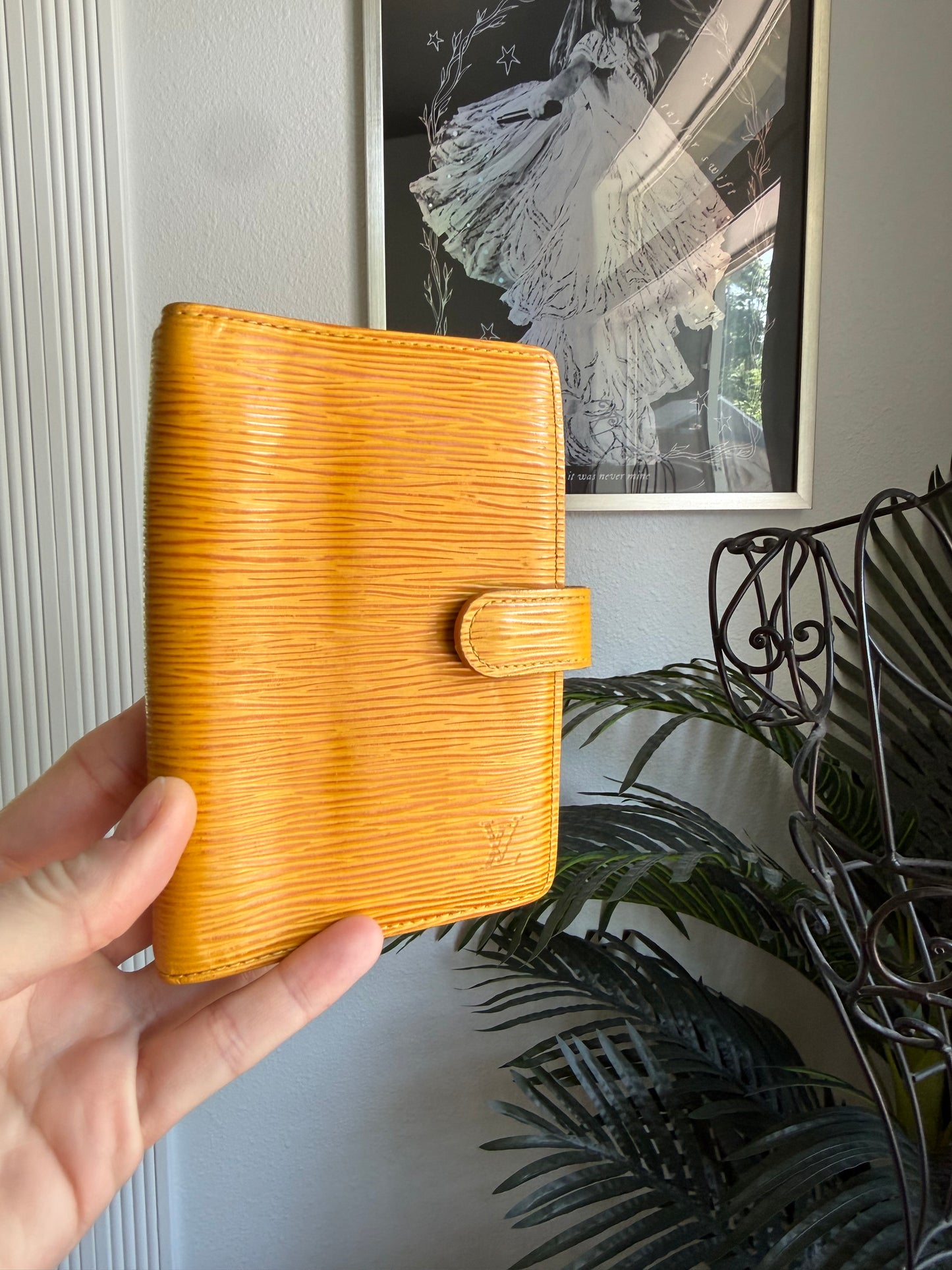 Authentic Preloved Vintage LV Agenda PM in Yellow Epi Leather *Sold