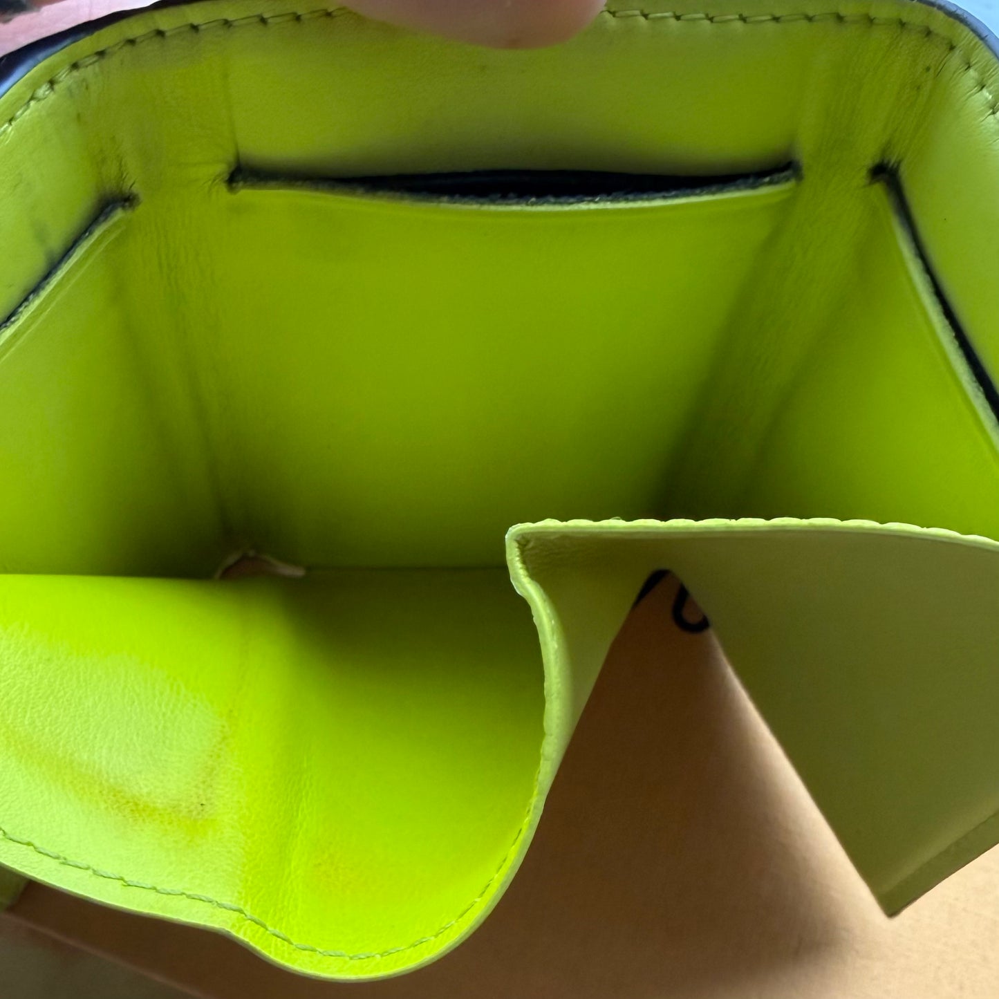 Authentic Preloved LV Discovery Compact Wallet in Monogram Bahia Taiga Yellow