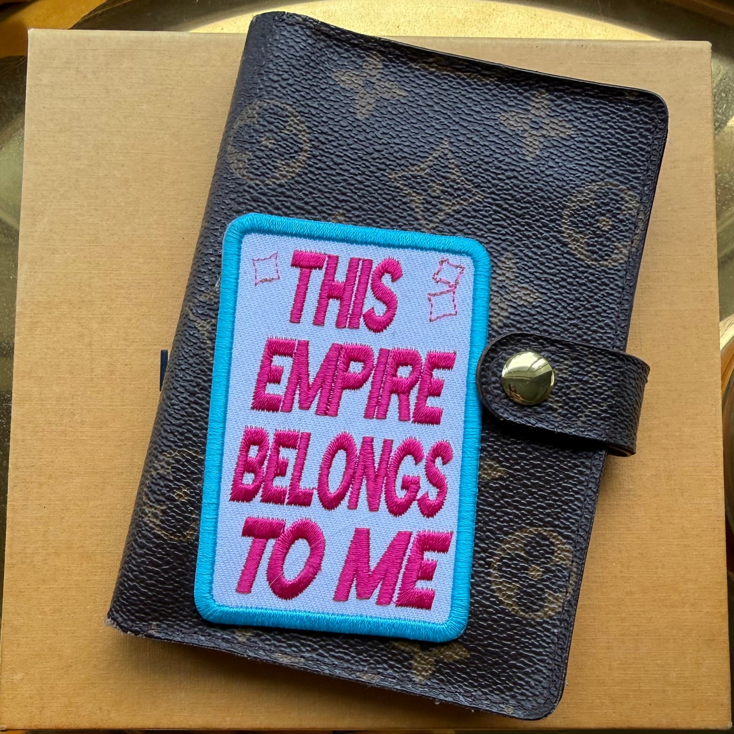 { EMPIRE } Authentic Vintage Pre-Loved Reimagined LV Mono Agenda PM