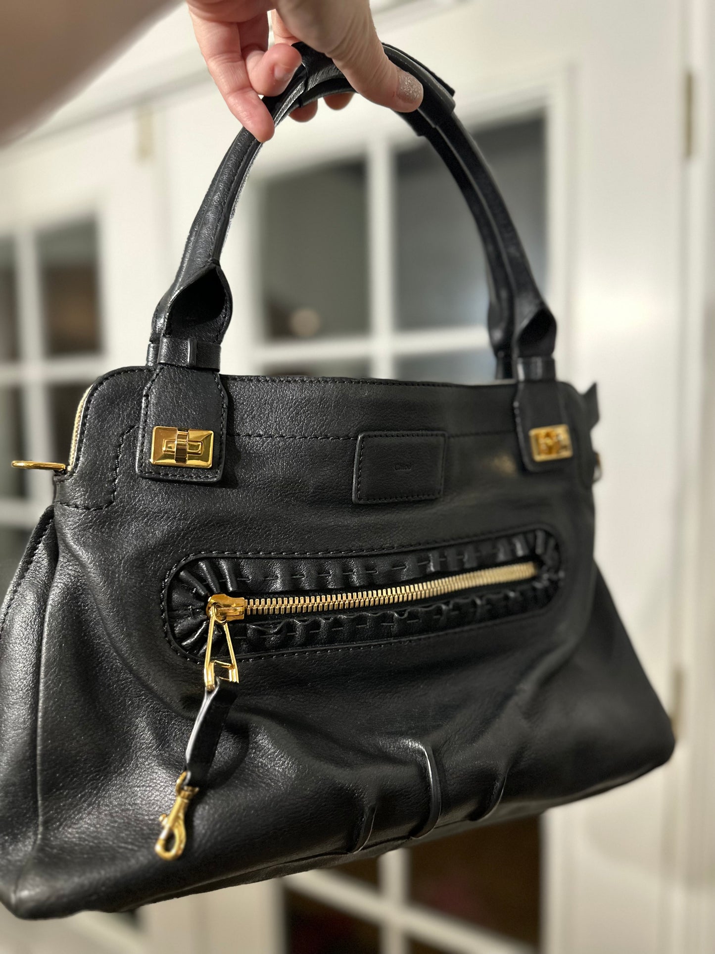 Authentic Preloved CHLOE Margaret Bag in Black